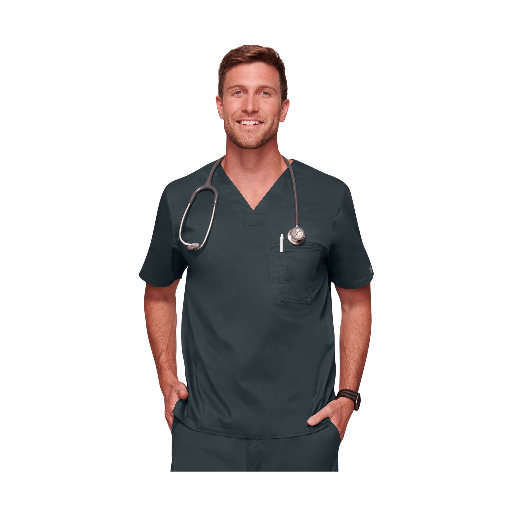 Tarbes - Tunique à col V ajustée - Homme - Cherokee - My Médical