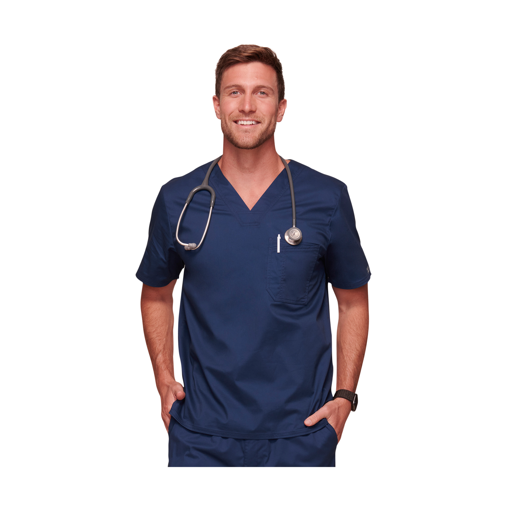 Tarbes - Tunique à col V ajustée - Homme - Cherokee - My Médical