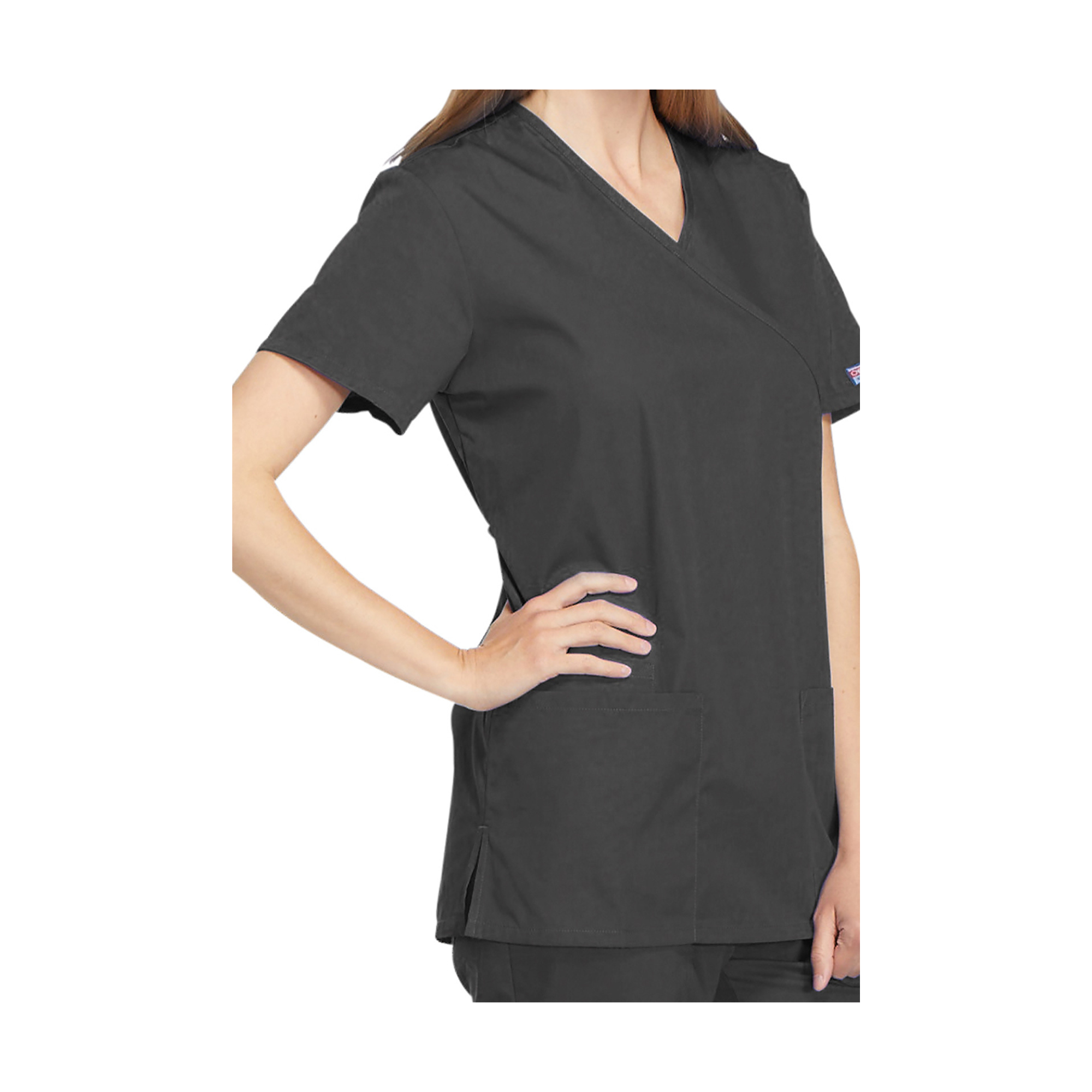 Bayonne - Tunique médicale - Effet cache-coeur - Manches courtes - Femme - 72 cm - Cherokee Cherokee Authentic Workwear