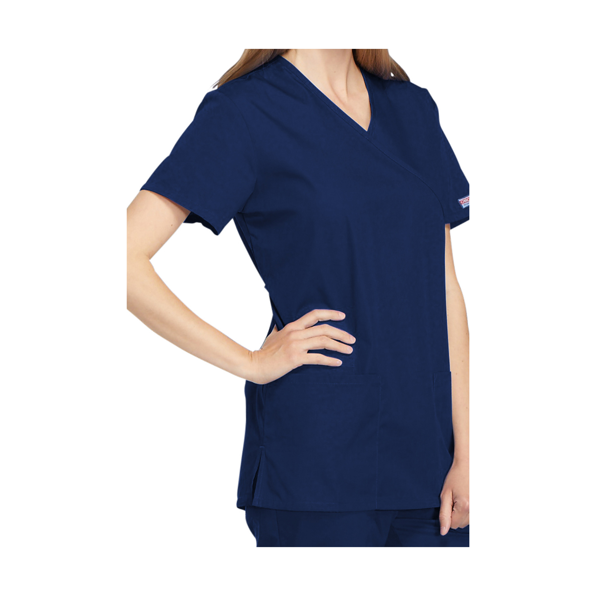 Bayonne - Tunique médicale - Effet cache-coeur - Manches courtes - Femme - 72 cm - Cherokee Cherokee Authentic Workwear