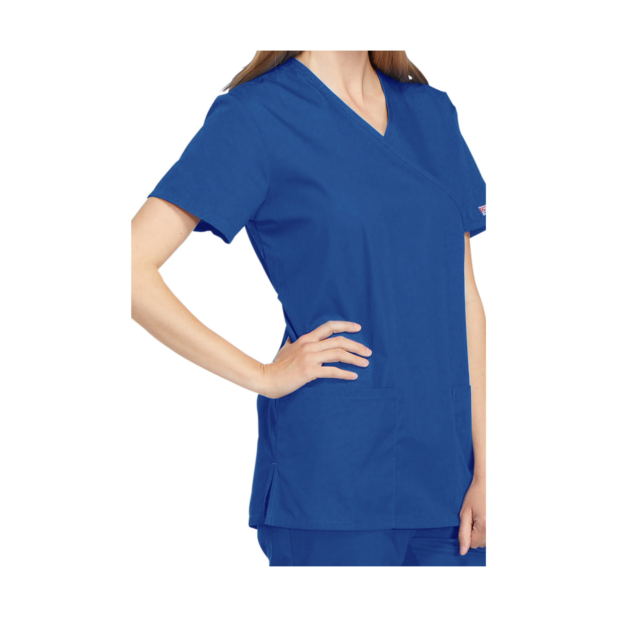 Bayonne - Tunique médicale - Effet cache-coeur - Manches courtes - Femme - 72 cm - Cherokee Cherokee Authentic Workwear
