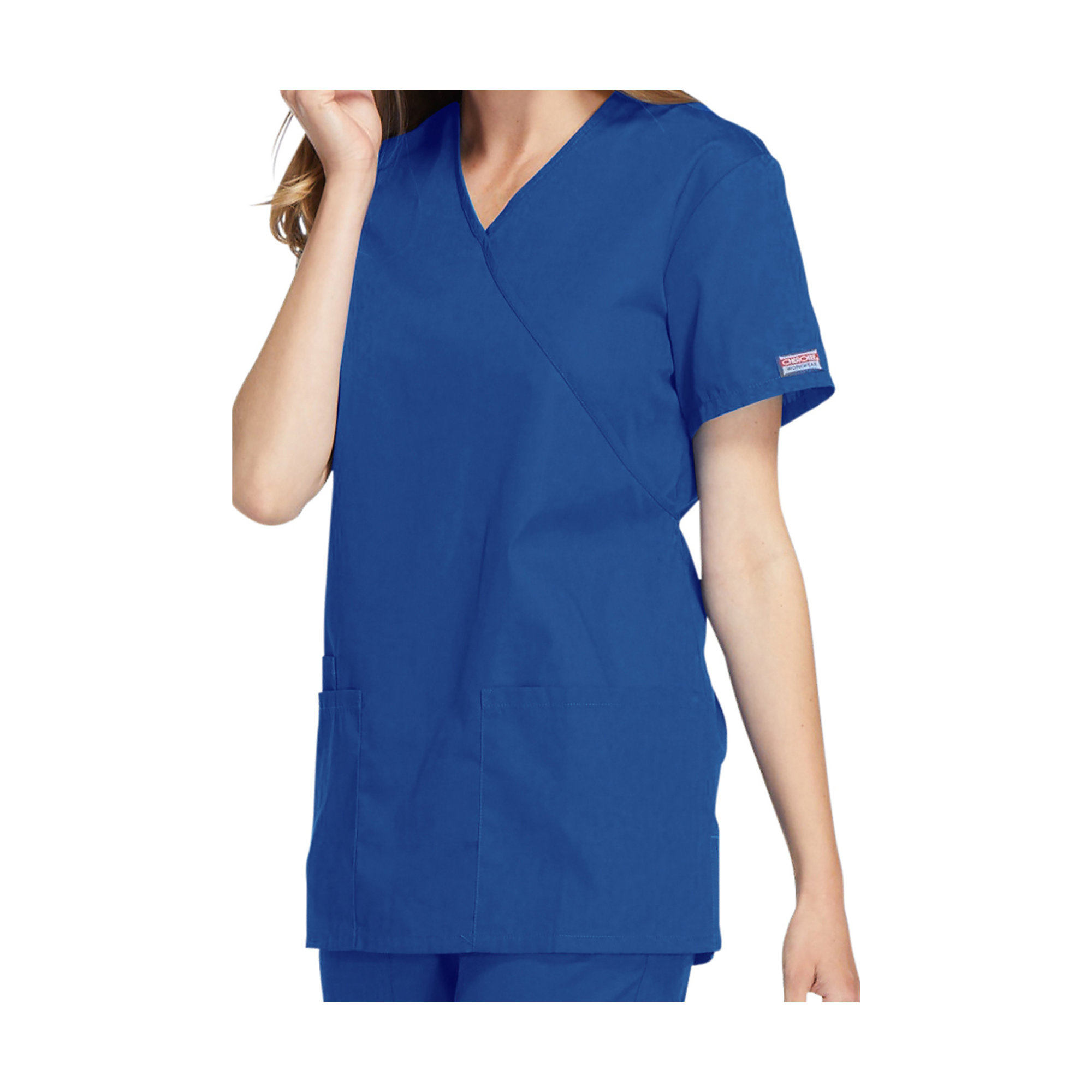 Bayonne - Tunique médicale - Effet cache-coeur - Manches courtes - Femme - 72 cm - Cherokee Cherokee Authentic Workwear