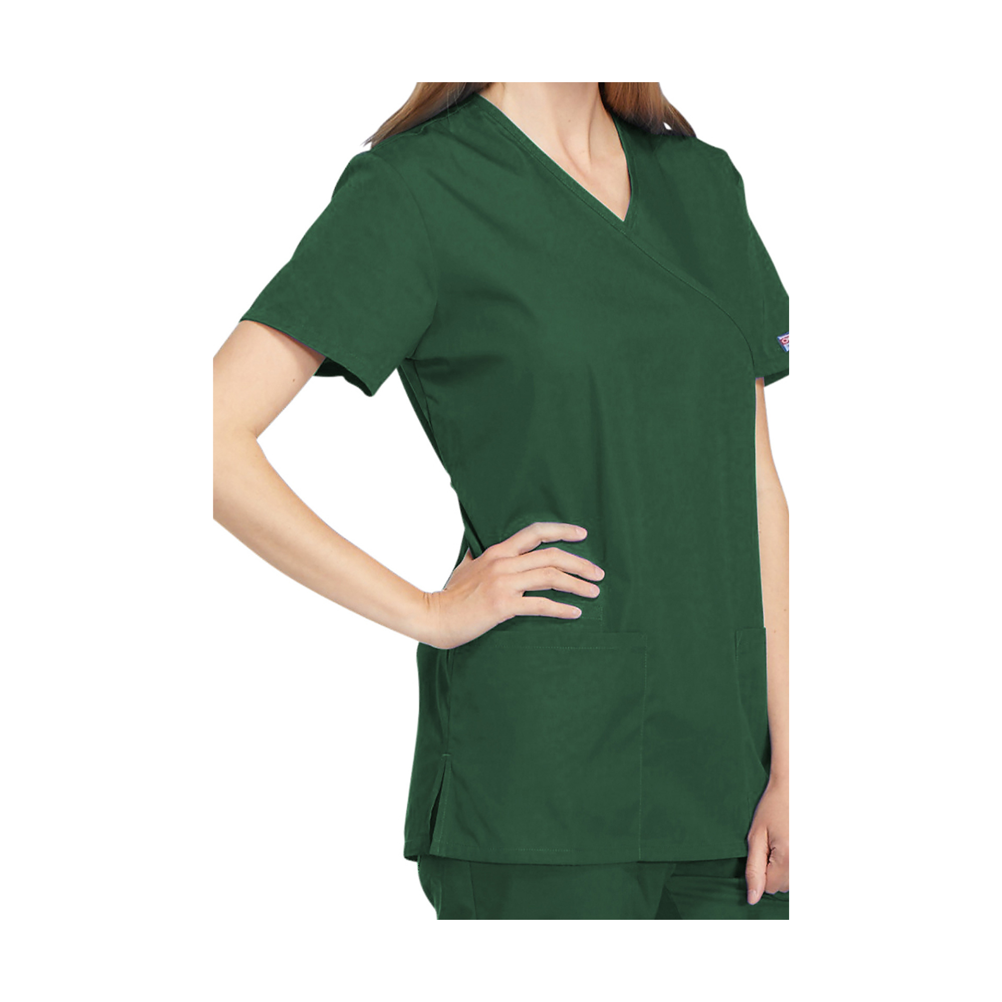 Bayonne - Tunique médicale - Effet cache-coeur - Manches courtes - Femme - 72 cm - Cherokee Cherokee Authentic Workwear