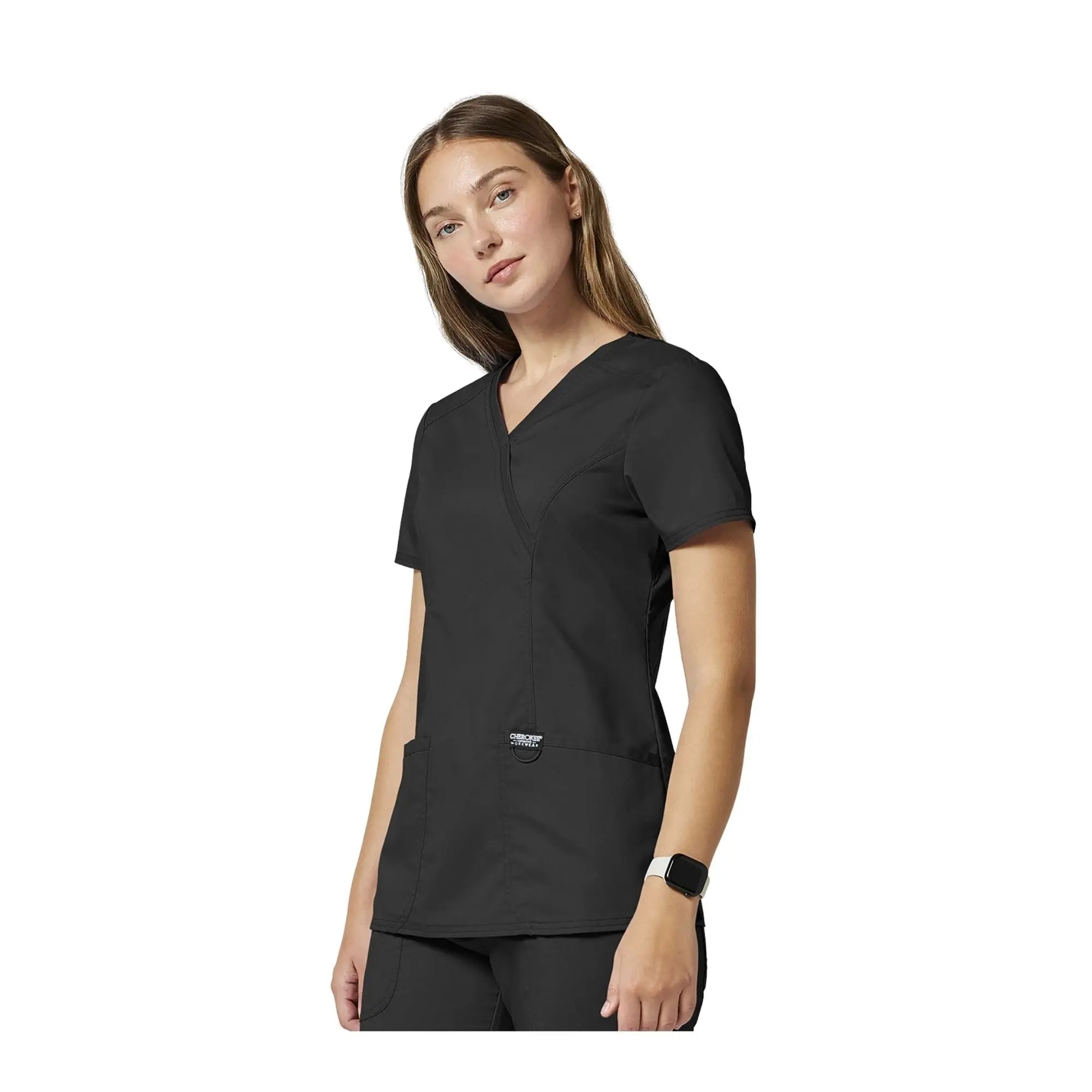 Béziers - Tunique cache-cœur col V - Femme - Cherokee Cherokee Authentic Workwear