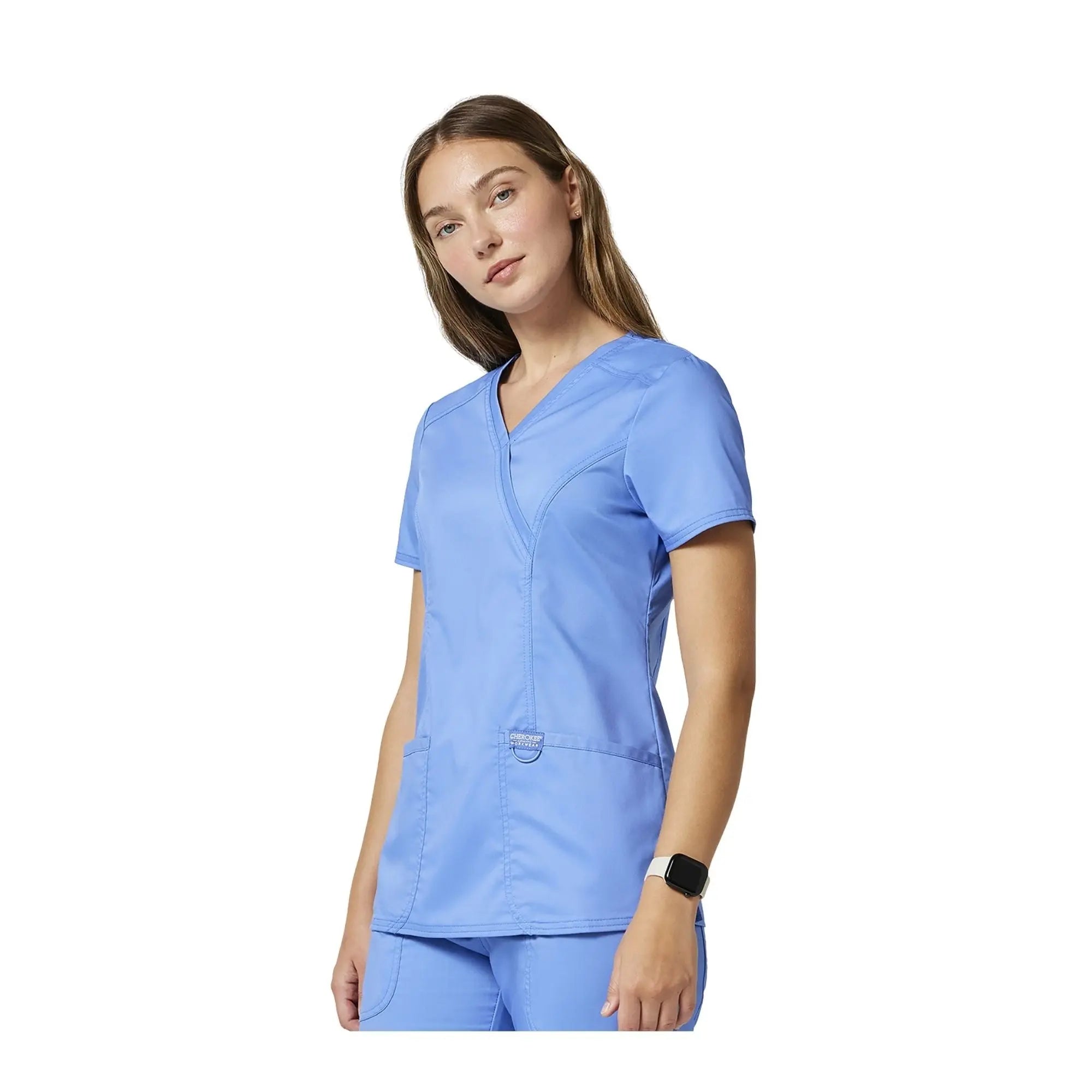 Béziers - Tunique cache-cœur col V - Femme - Cherokee Cherokee Authentic Workwear