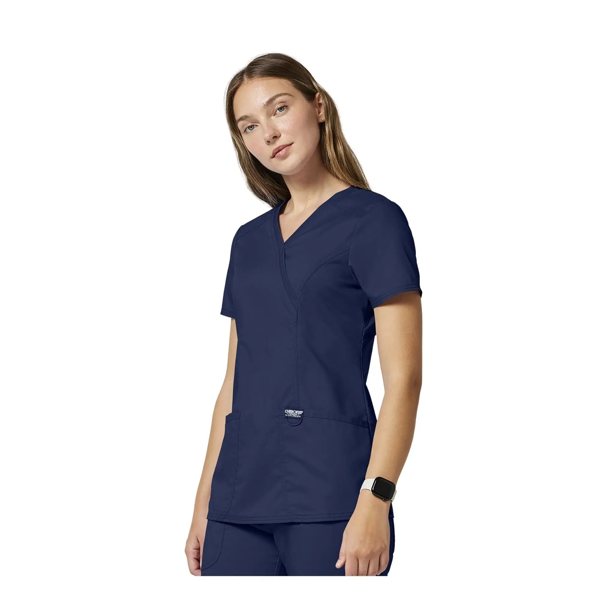 Béziers - Tunique cache-cœur col V - Femme - Cherokee Cherokee Authentic Workwear