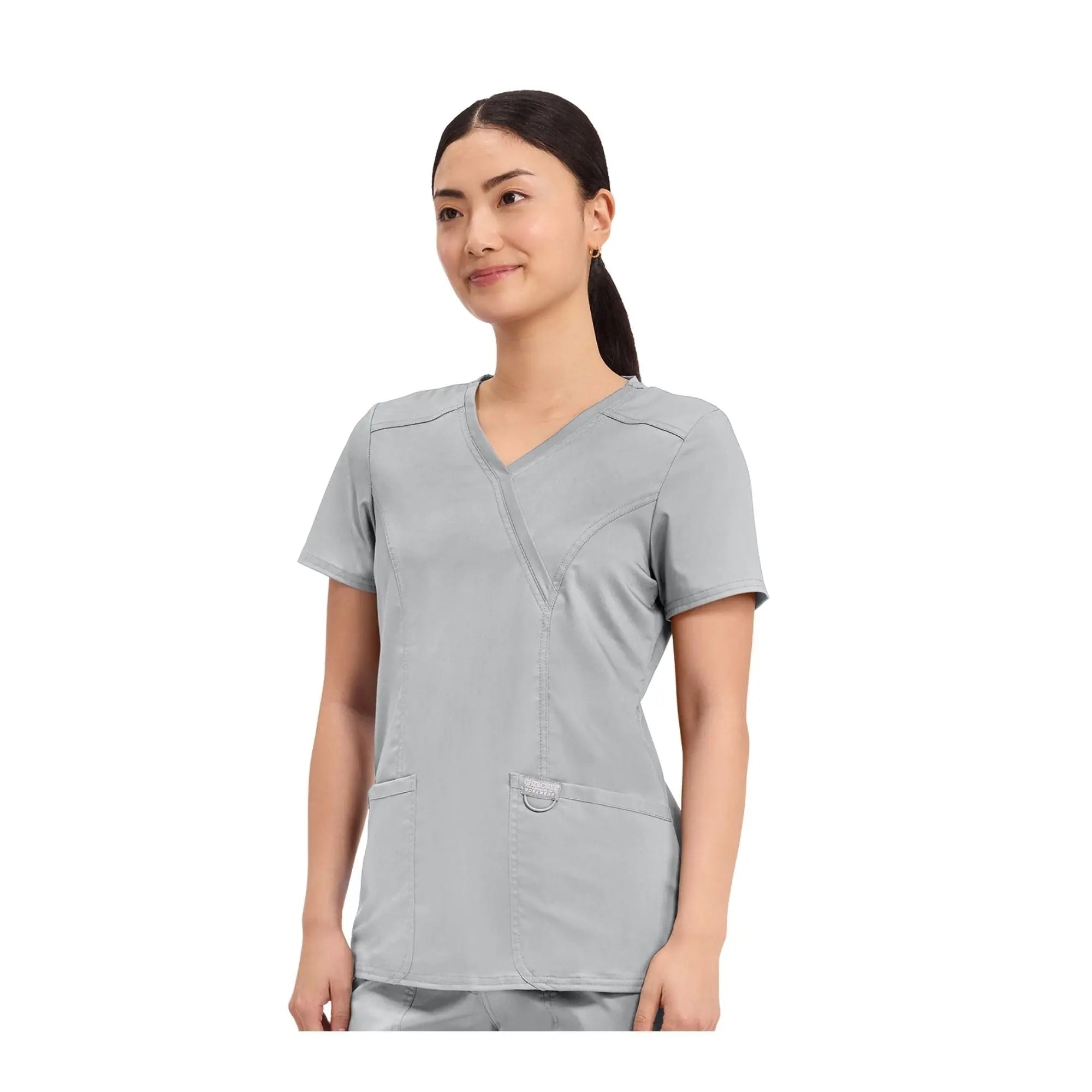 Béziers - Tunique cache-cœur col V - Femme - Cherokee Cherokee Authentic Workwear
