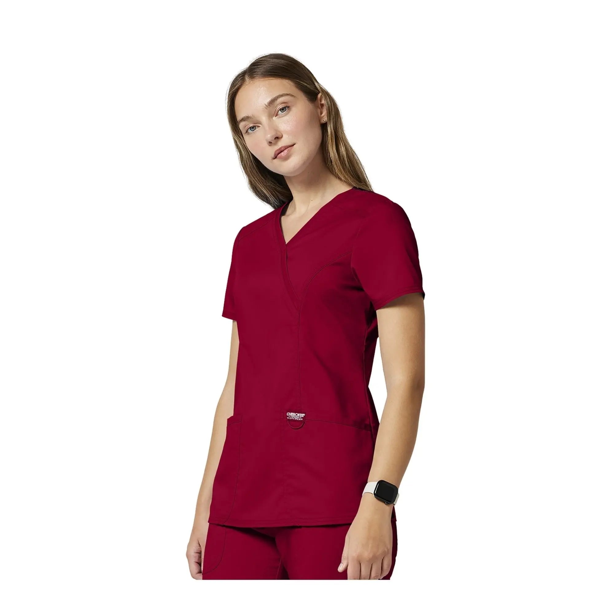 Béziers - Tunique cache-cœur col V - Femme - Cherokee Cherokee Authentic Workwear