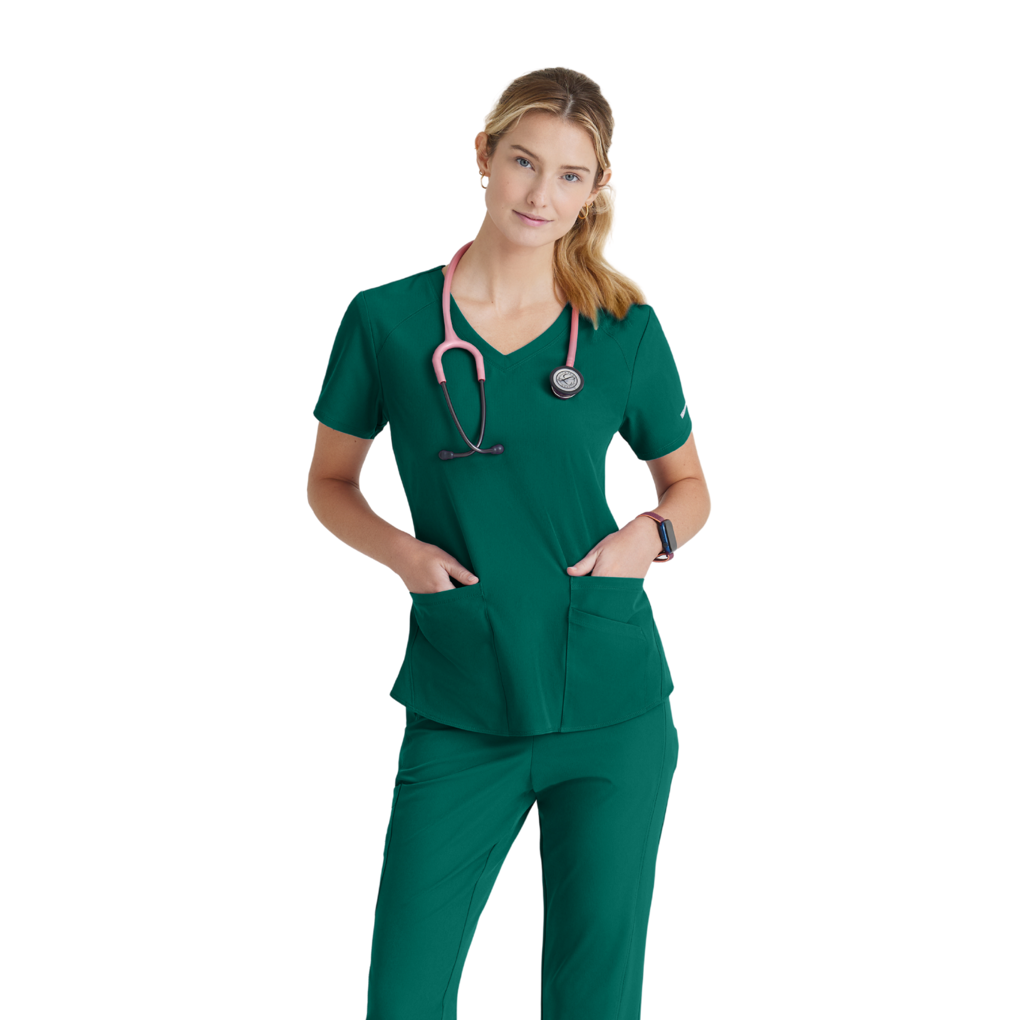 Breeze Top - Haut médical col V - Femme - Skechers SKECHERS