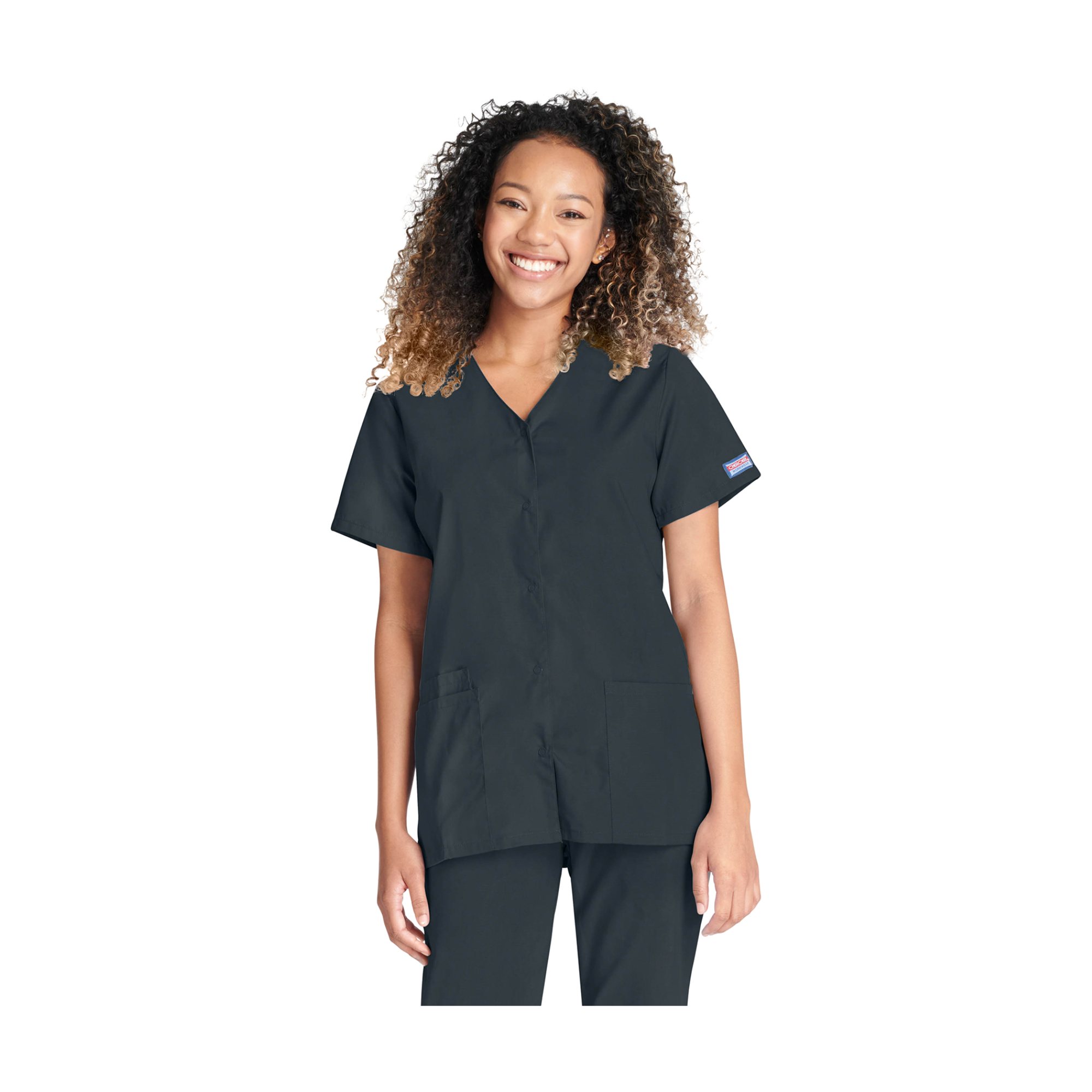 Calais - Tunique col V à boutons-pression - Femme - Cherokee - My Médical