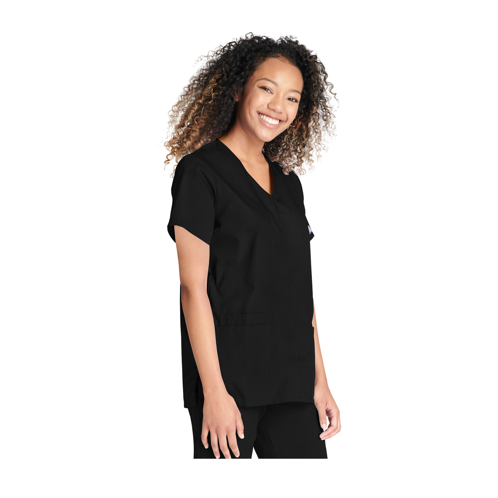 Calais - Tunique col V à boutons-pression - Femme - Cherokee - My Médical