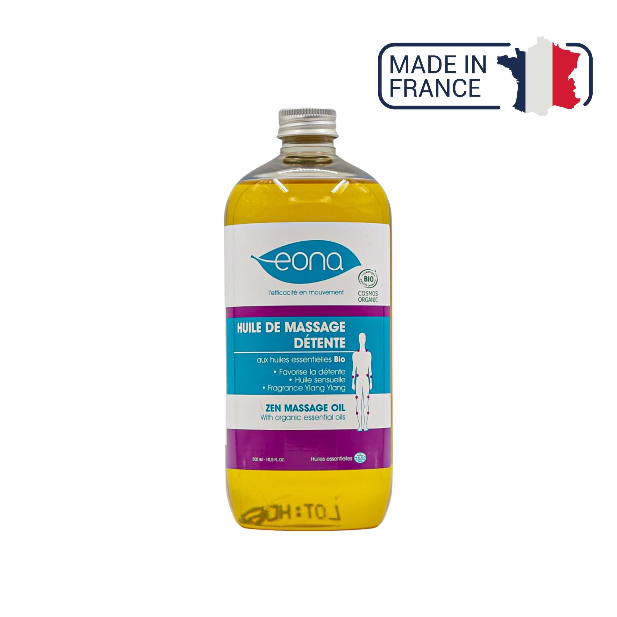 Huile de massage - Détente - Bio - 2 contenances - Eona - My Médical