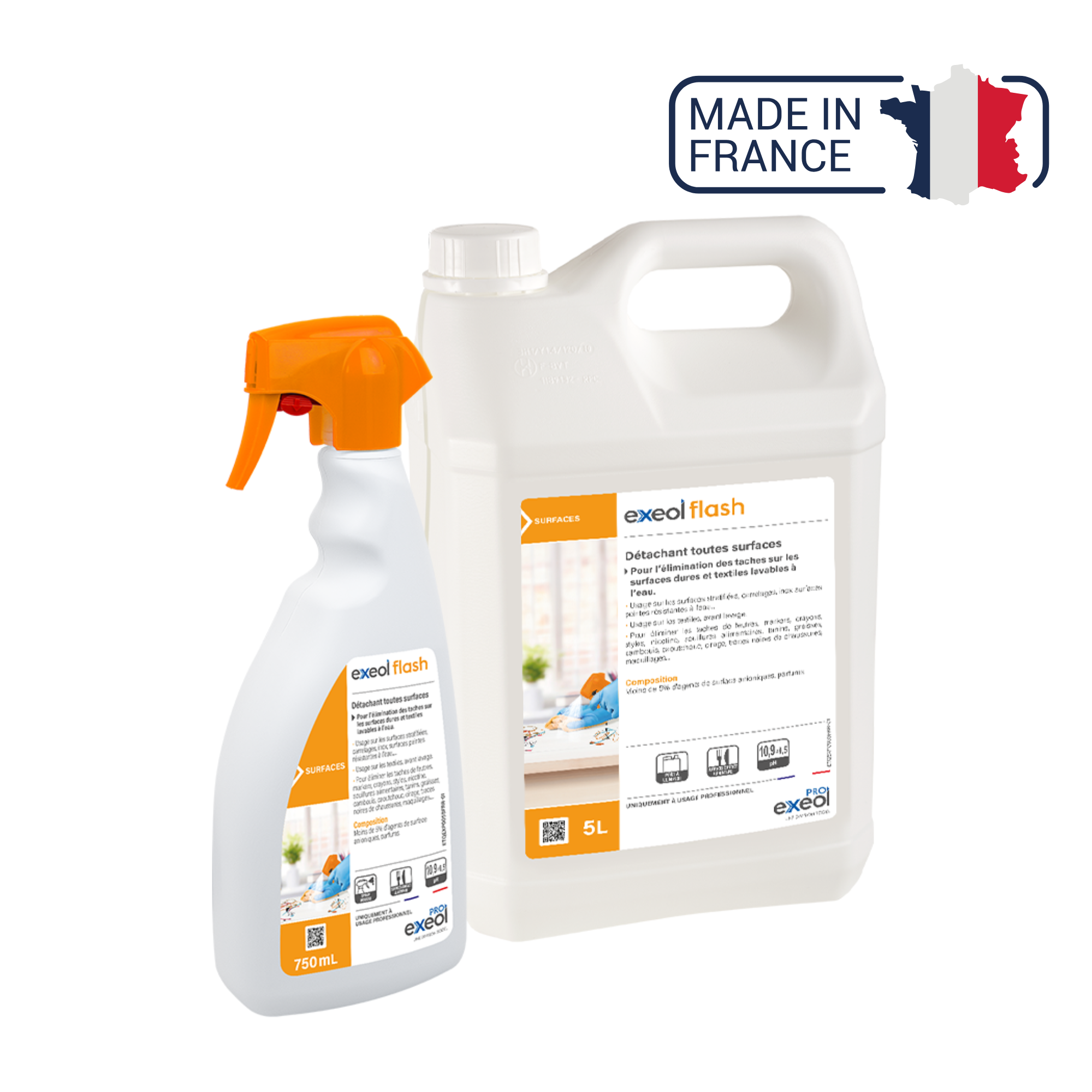 Exeol flash - Détachant Multi-Usage - Sodel Anios