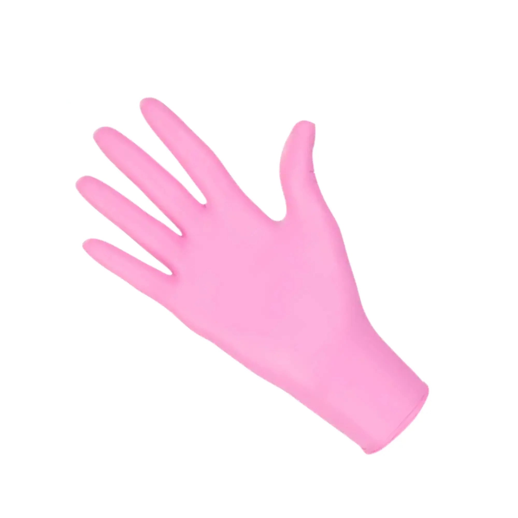 Gants d'examen - Nitrile Rose - Sans poudre - Boite de 100 - My Médical - My Médical