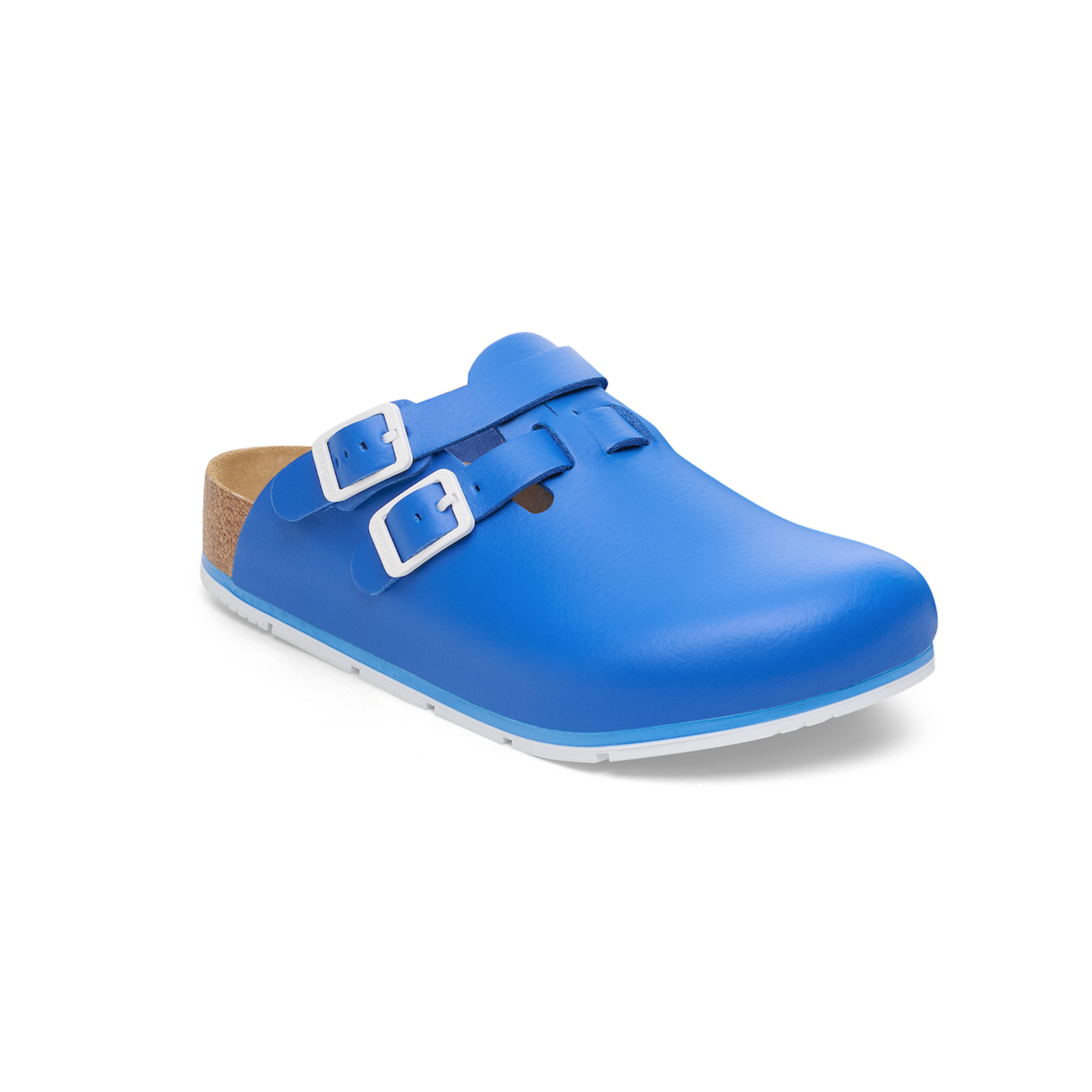 Kay Pro - Sabot Cuir naturel - Plusieurs coloris - Birkenstock Birkenstock Bleu-Étroite-46