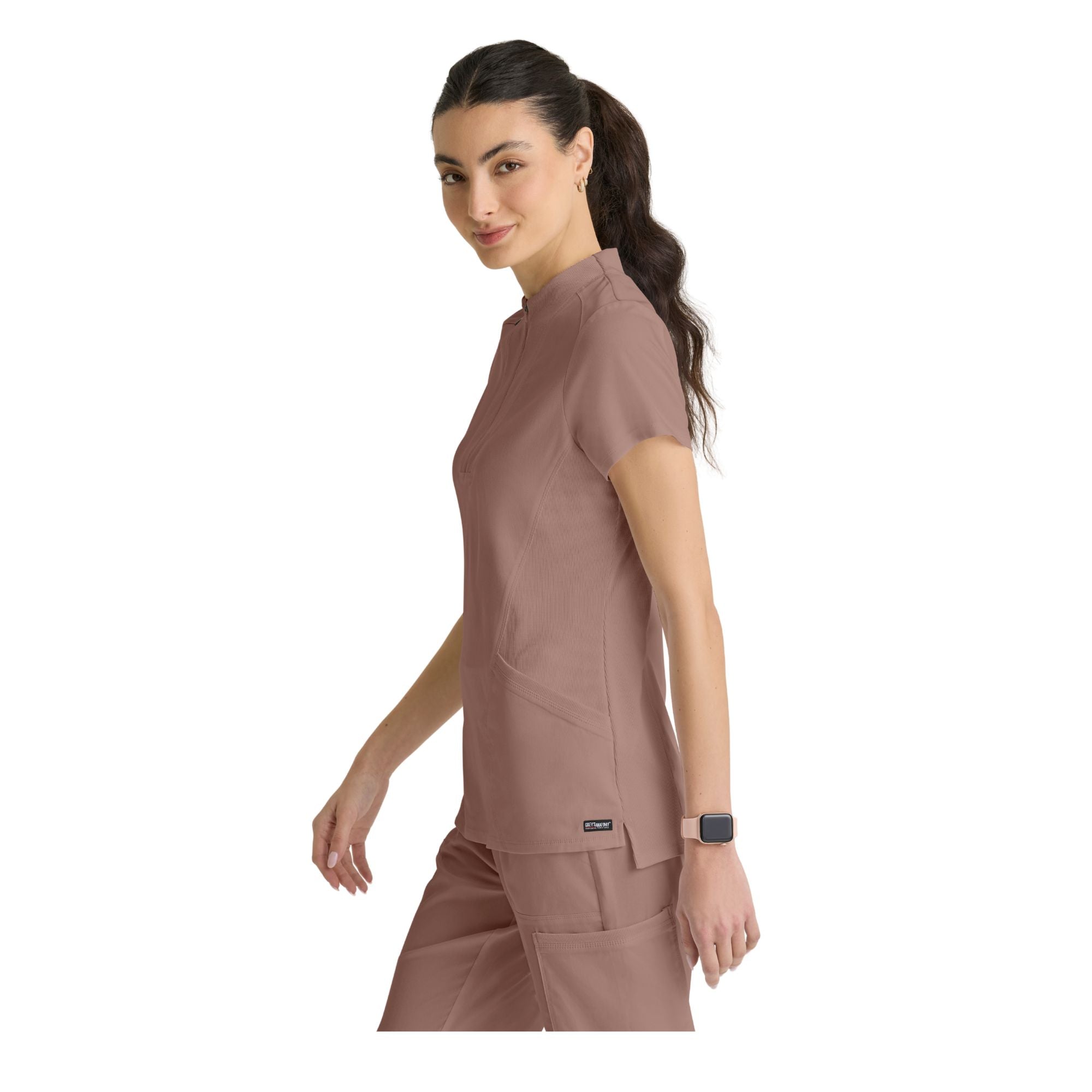 Kristi - Tunique col montant zippé - Femme - Grey’s Anatomy Stretch Grey’s Anatomy