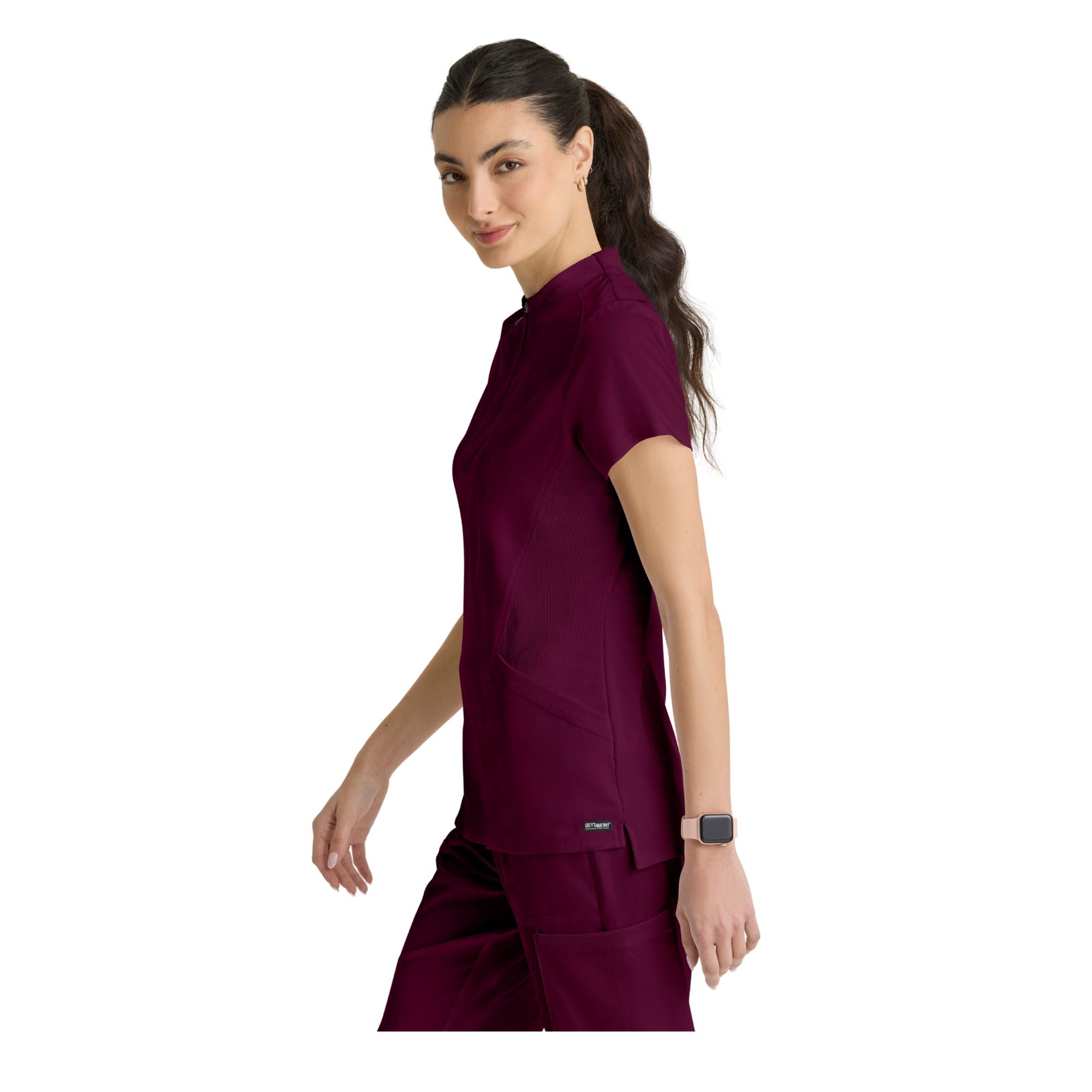 Kristi - Tunique col montant zippé - Femme - Grey’s Anatomy Stretch Grey’s Anatomy