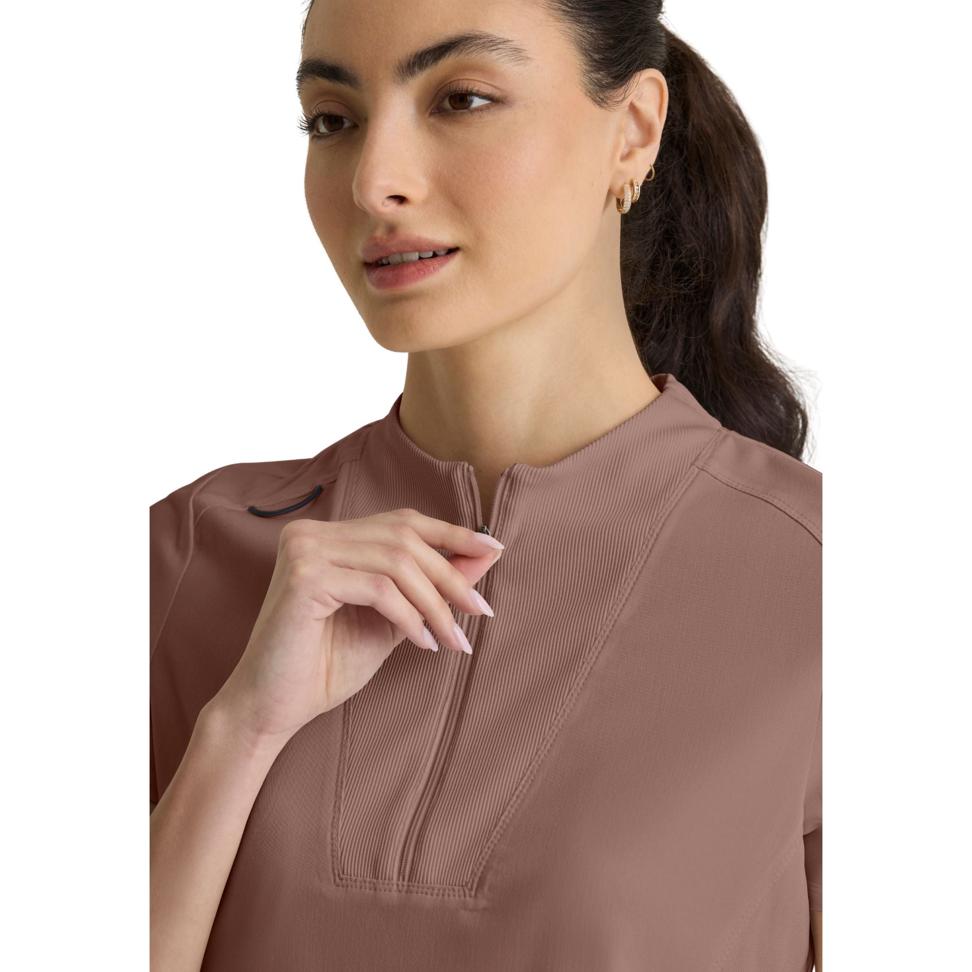 Kristi - Tunique col montant zippé - Femme - Grey’s Anatomy Stretch Grey’s Anatomy