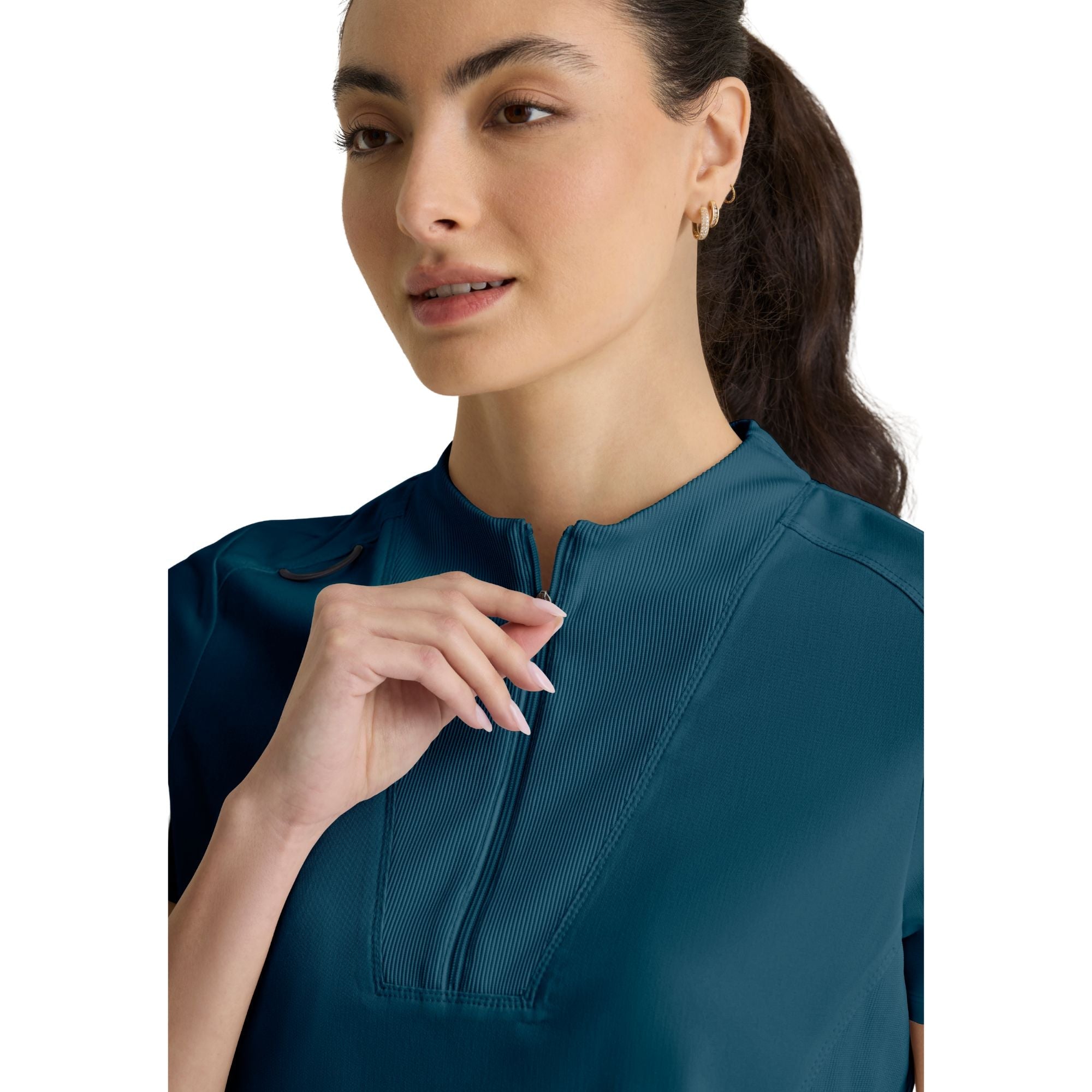 Kristi - Tunique col montant zippé - Femme - Grey’s Anatomy Stretch Grey’s Anatomy