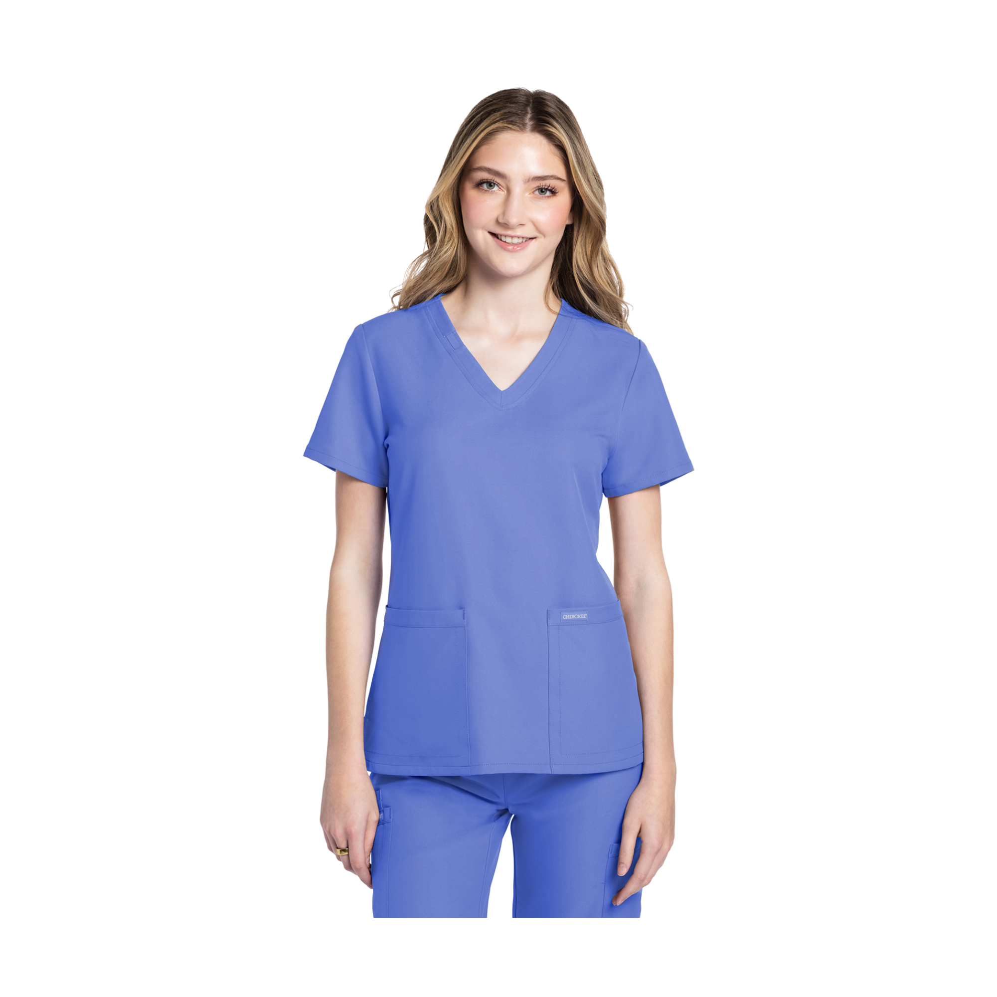 Lacanau - Tunique médicale - Col V - Manches courtes - Femme - Cherokee Cherokee Authentic Workwear