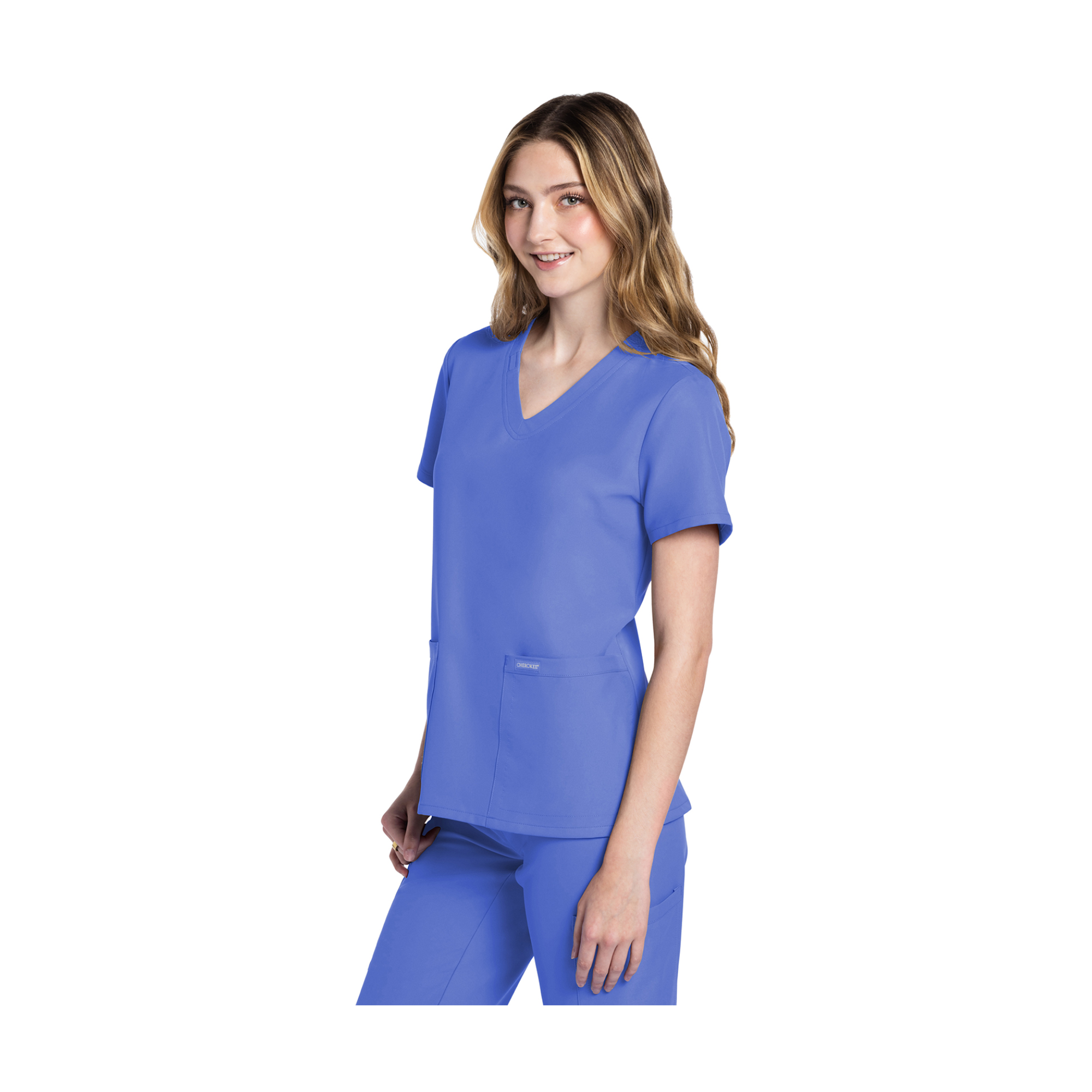Lacanau - Tunique médicale - Col V - Manches courtes - Femme - Cherokee Cherokee Authentic Workwear
