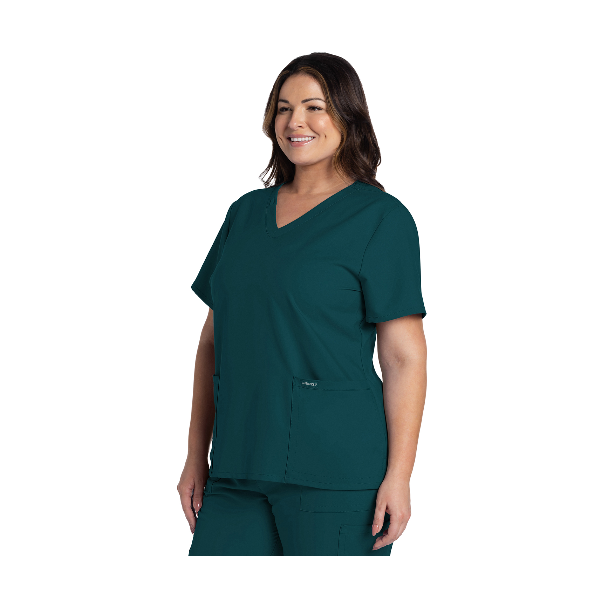 Lacanau - Tunique médicale - Col V - Manches courtes - Femme - Cherokee Cherokee Authentic Workwear