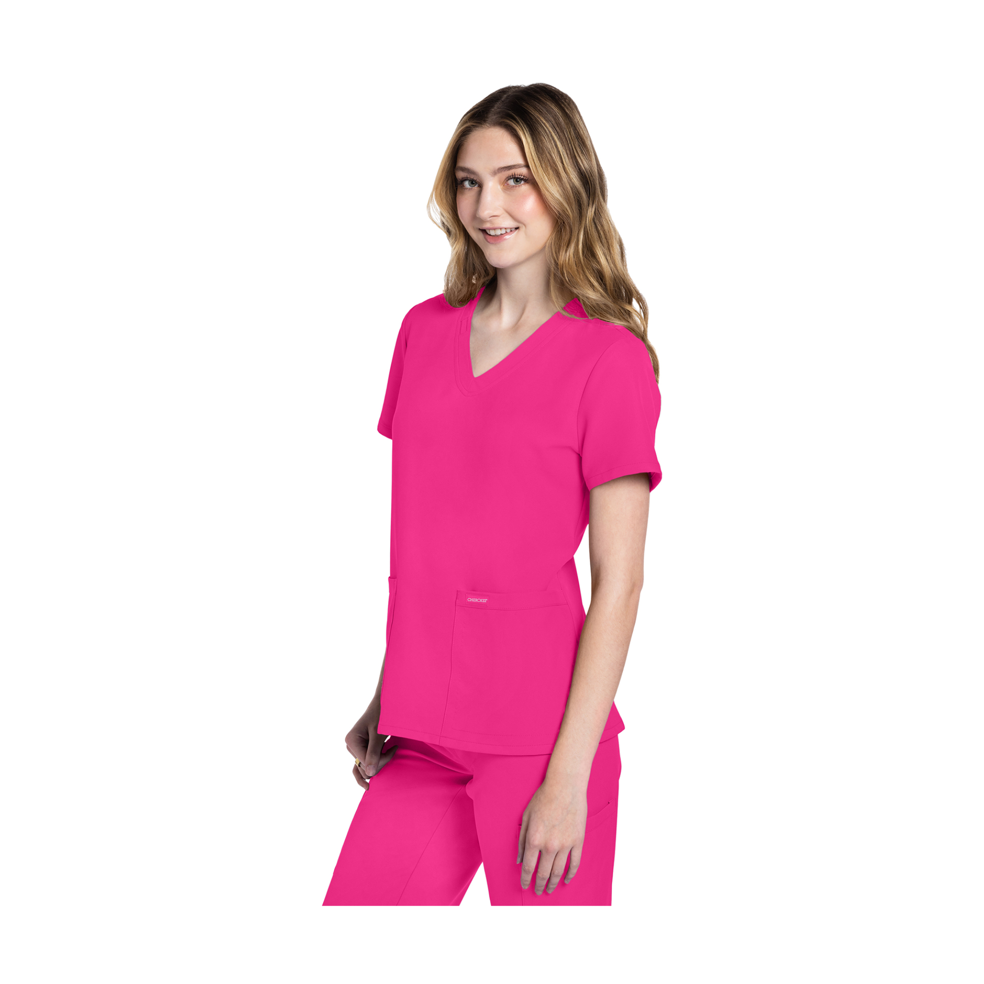Lacanau - Tunique médicale - Col V - Manches courtes - Femme - Cherokee Cherokee Authentic Workwear