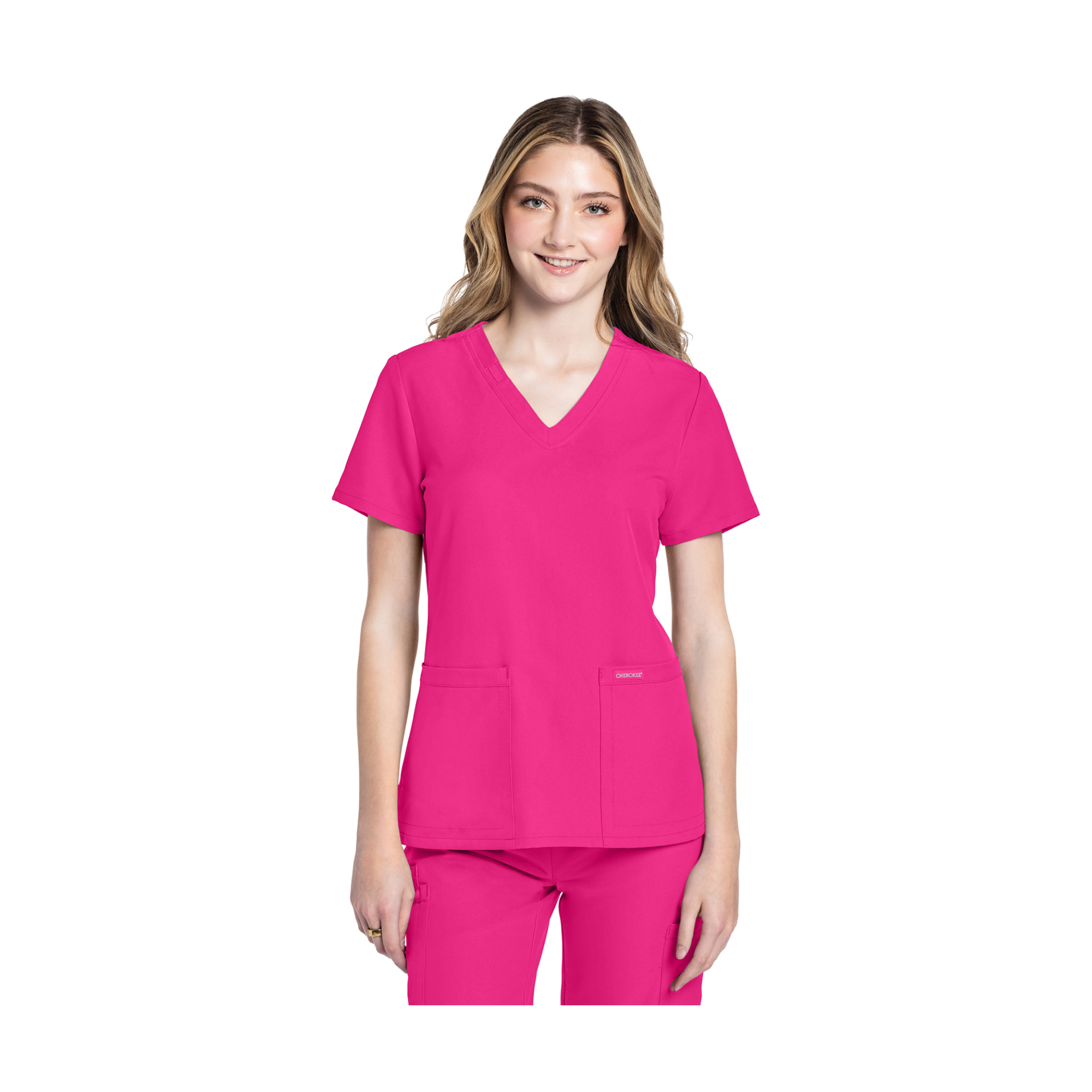 Lacanau - Tunique médicale - Col V - Manches courtes - Femme - Cherokee Cherokee Authentic Workwear