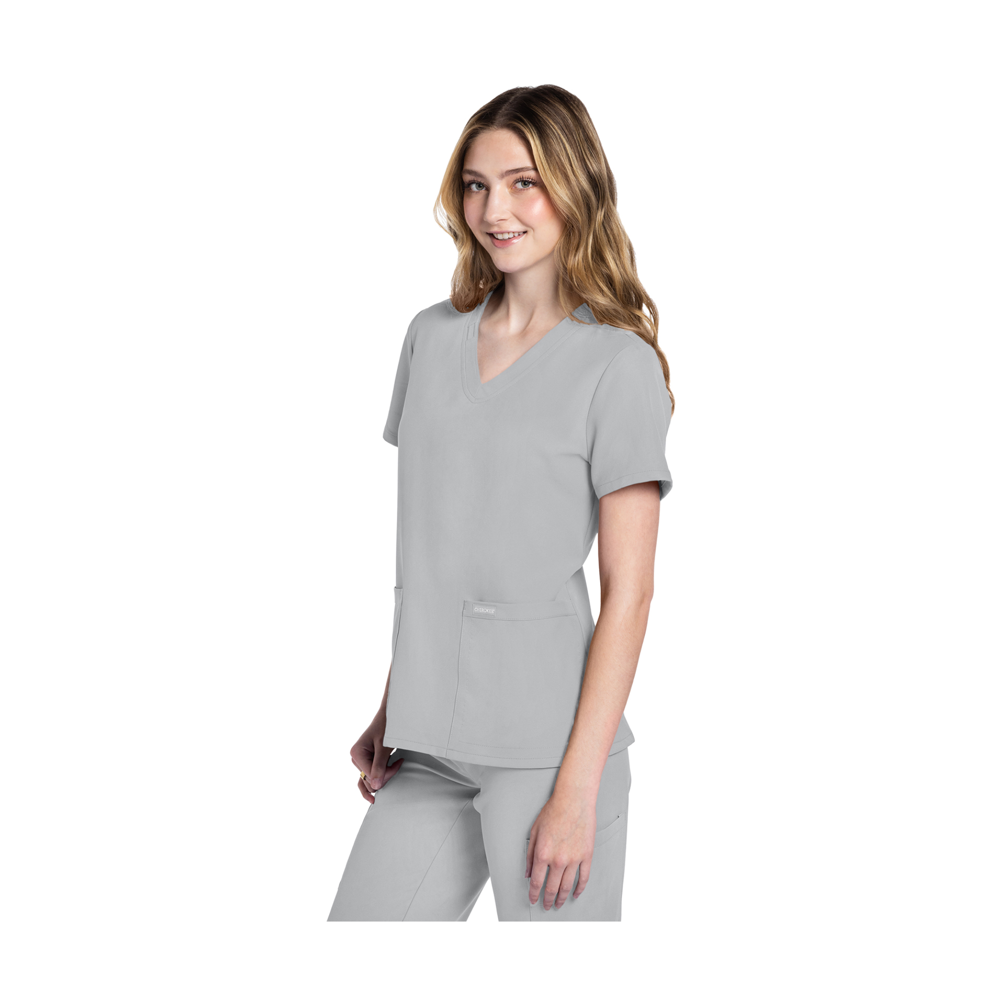 Lacanau - Tunique médicale - Col V - Manches courtes - Femme - Cherokee Cherokee Authentic Workwear