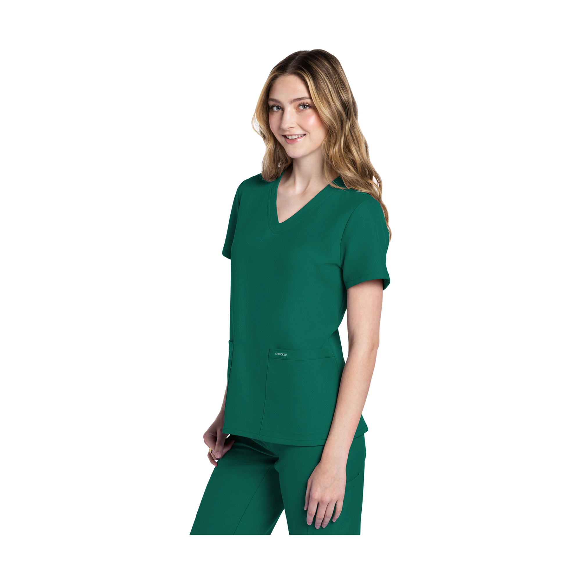 Lacanau - Tunique médicale - Col V - Manches courtes - Femme - Cherokee Cherokee Authentic Workwear