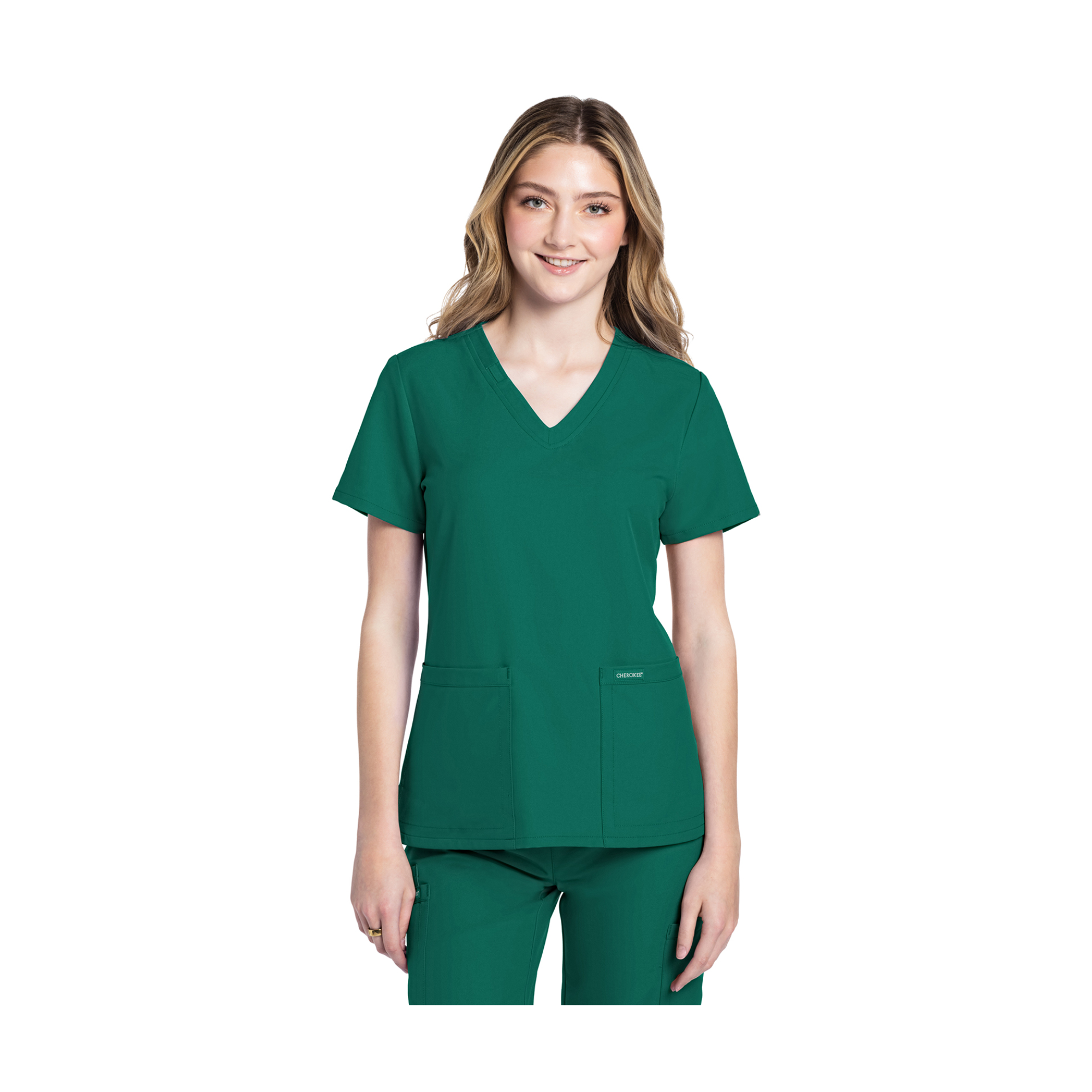 Lacanau - Tunique médicale - Col V - Manches courtes - Femme - Cherokee Cherokee Authentic Workwear