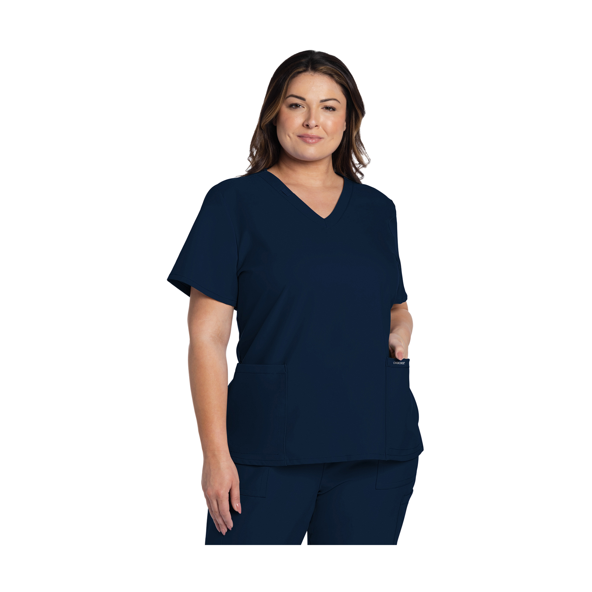 Lacanau - Tunique médicale - Col V - Manches courtes - Femme - Cherokee Cherokee Authentic Workwear