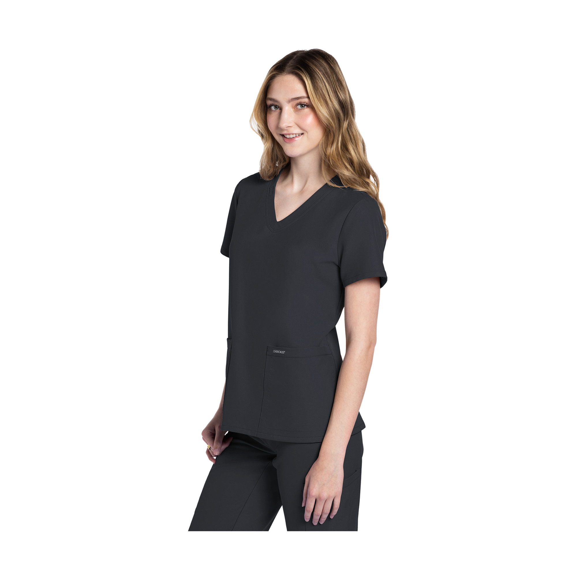 Lacanau - Tunique médicale - Col V - Manches courtes - Femme - Cherokee Cherokee Authentic Workwear