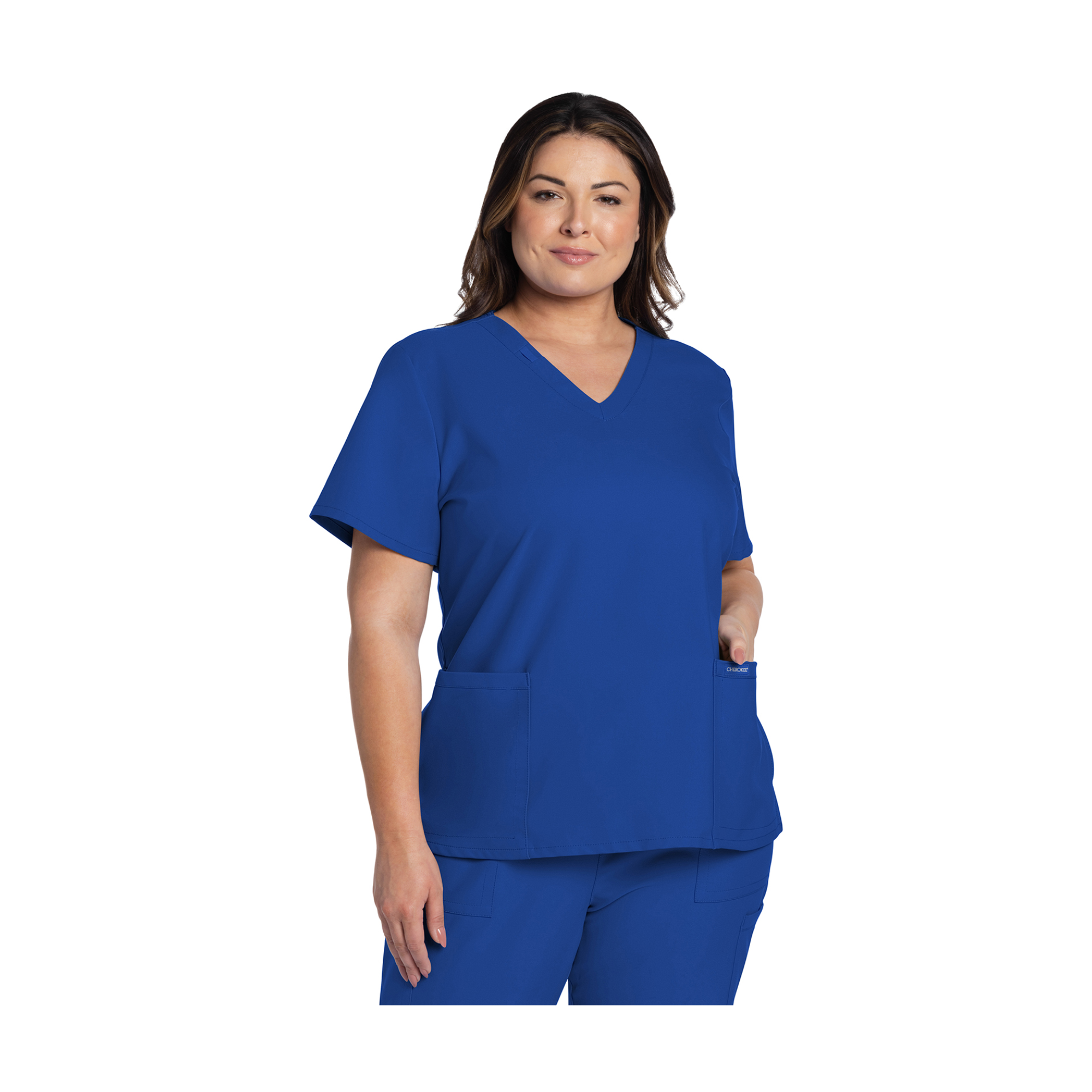 Lacanau - Tunique médicale - Col V - Manches courtes - Femme - Cherokee Cherokee Authentic Workwear