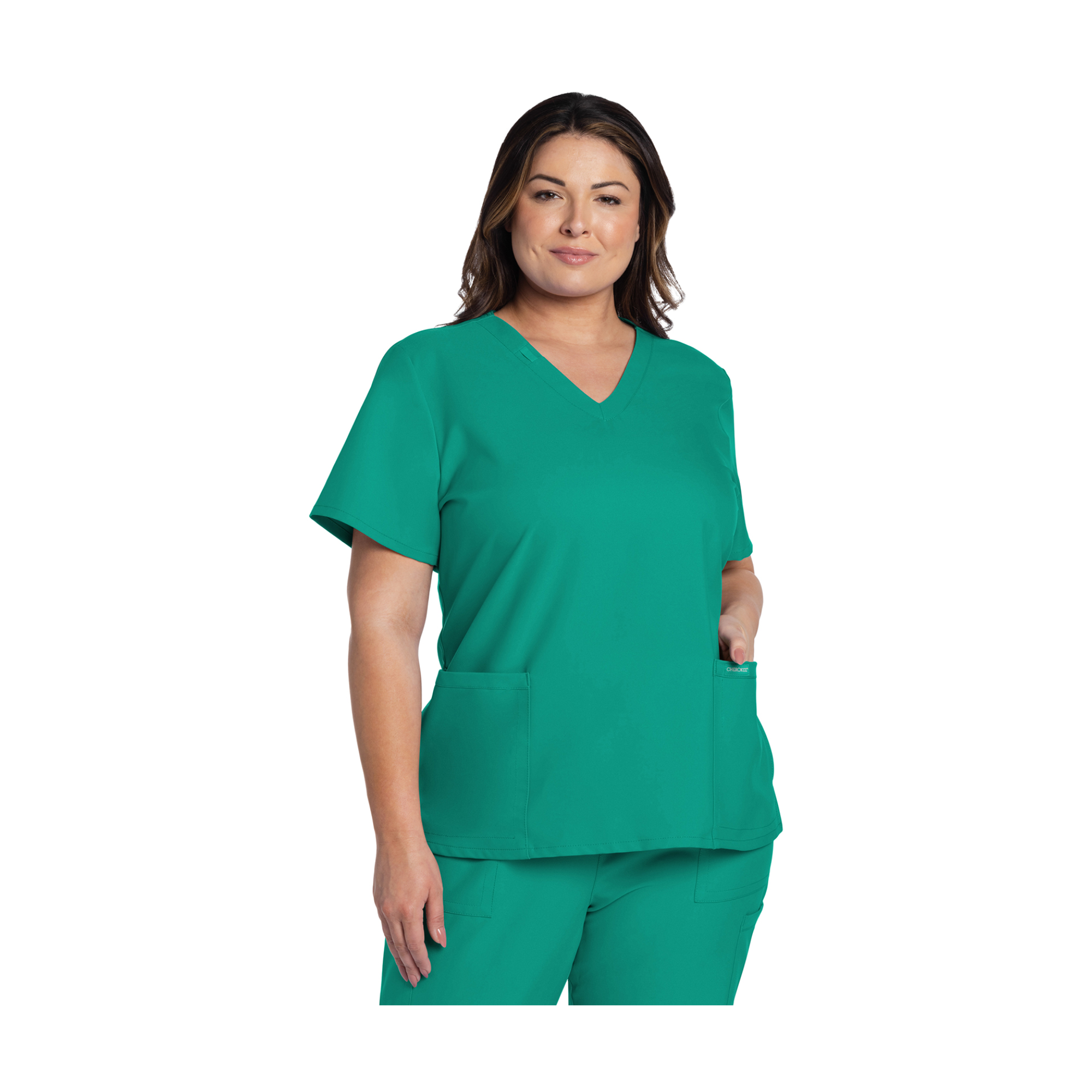 Lacanau - Tunique médicale - Col V - Manches courtes - Femme - Cherokee Cherokee Authentic Workwear