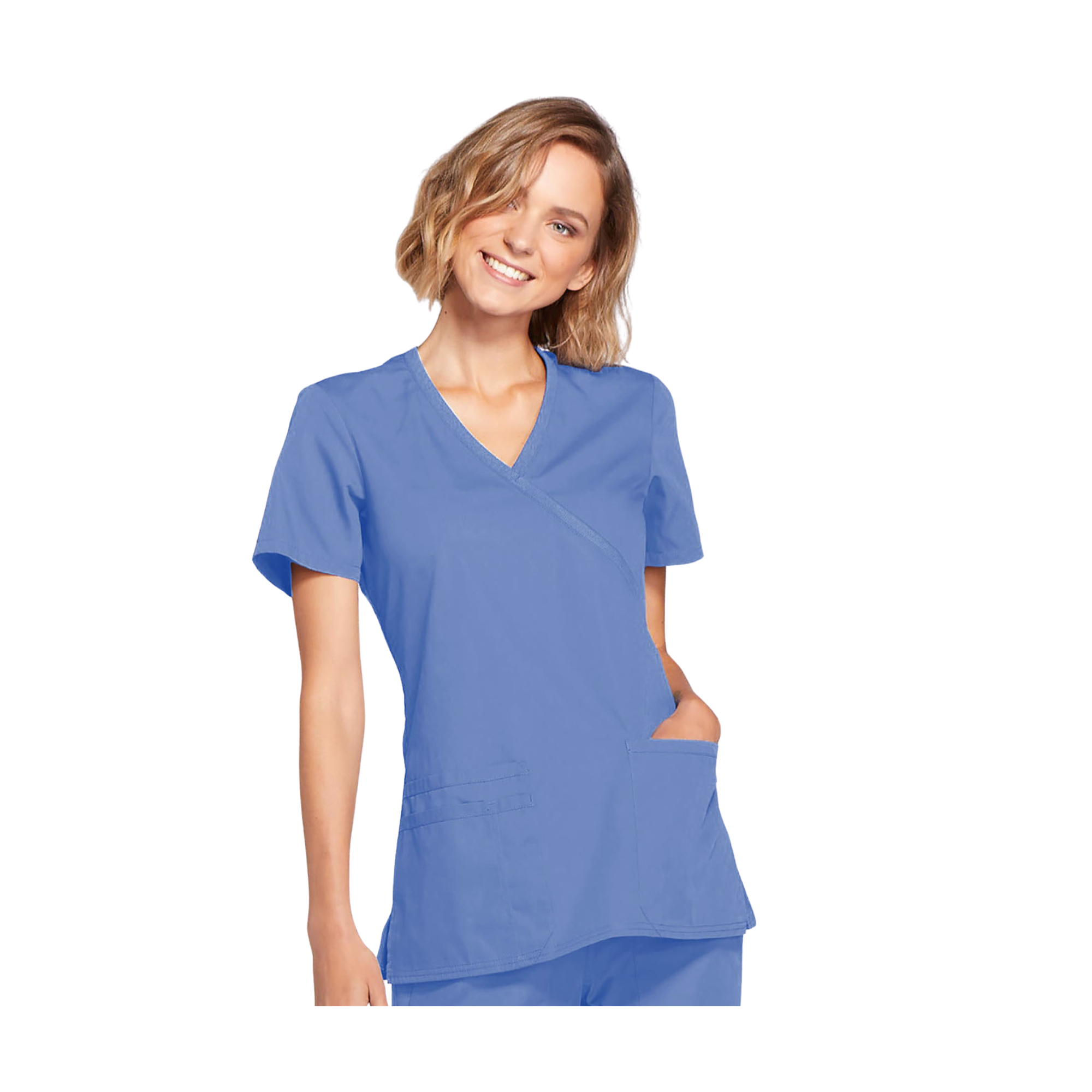 Limoges - Tunique médicale - Effet cache-coeur - Manches courtes - Femme - Cherokee Cherokee Authentic Workwear