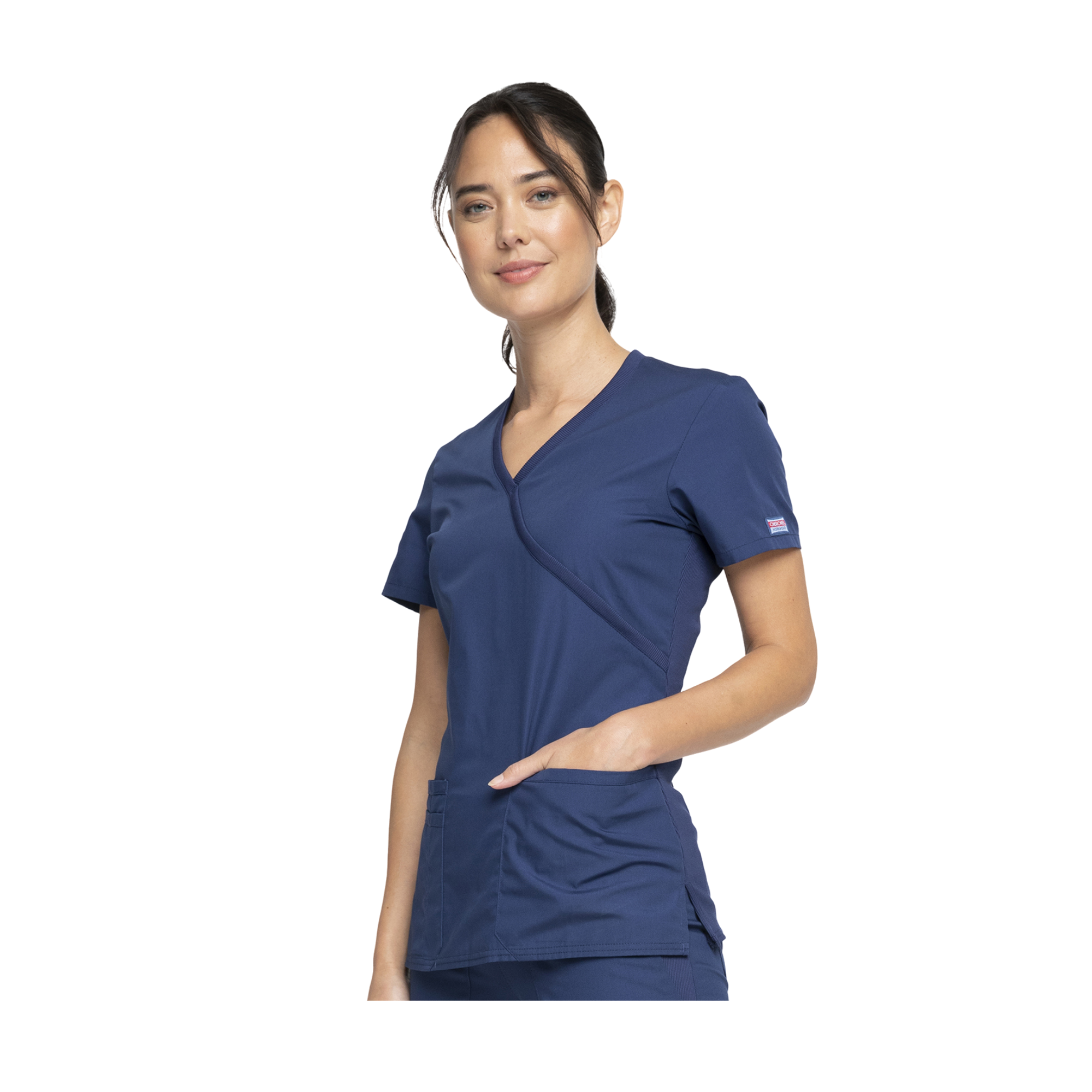 Limoges - Tunique médicale - Effet cache-coeur - Manches courtes - Femme - Cherokee Cherokee Authentic Workwear