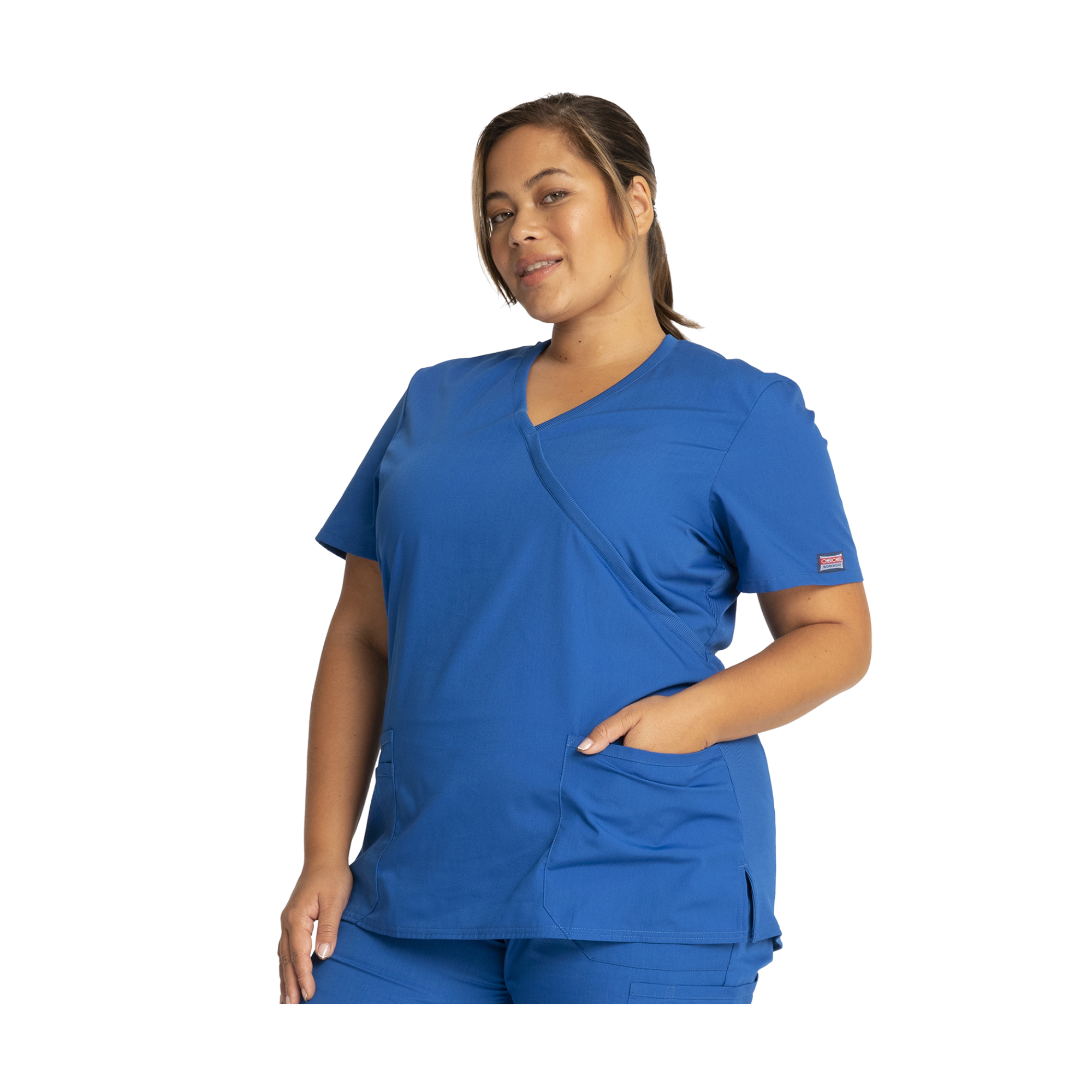 Limoges - Tunique médicale - Effet cache-coeur - Manches courtes - Femme - Cherokee Cherokee Authentic Workwear