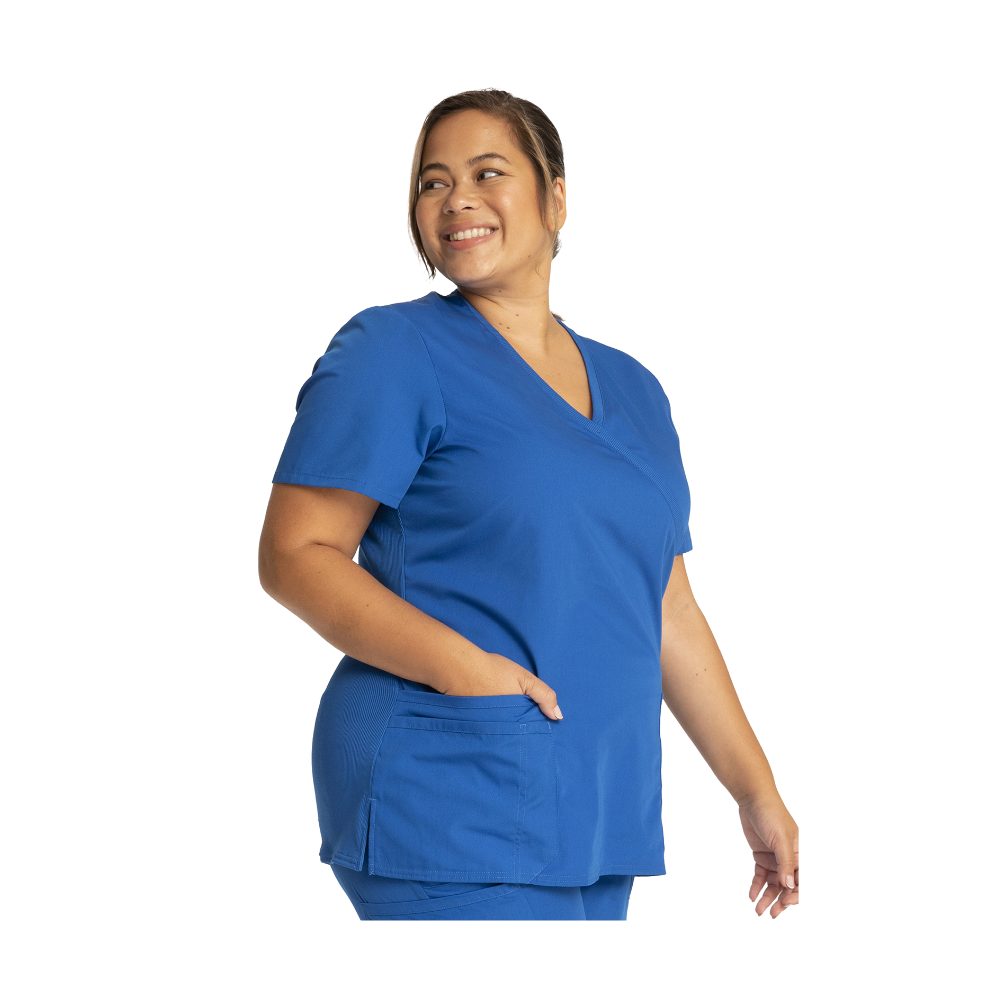 Limoges - Tunique médicale - Effet cache-coeur - Manches courtes - Femme - Cherokee Cherokee Authentic Workwear