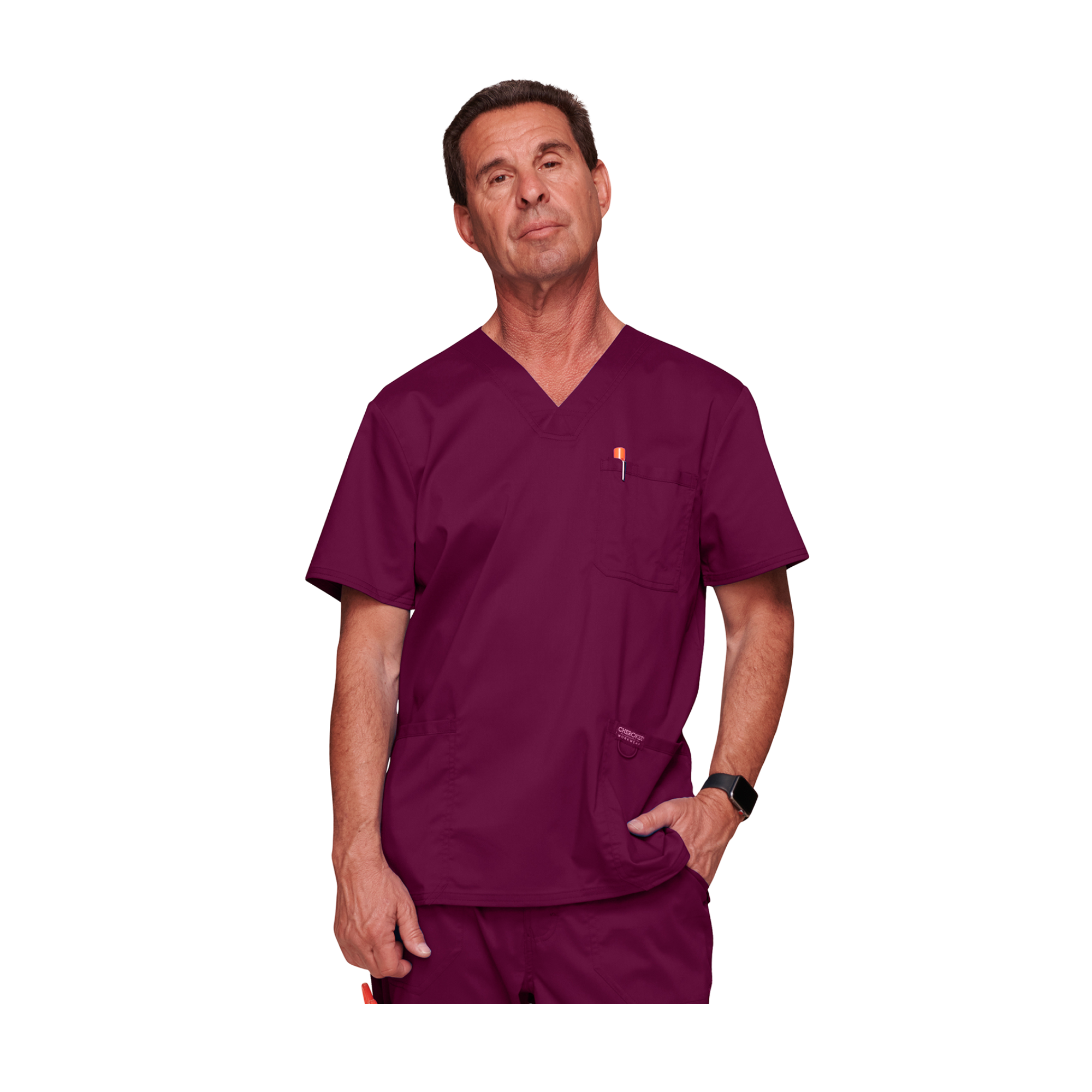 Lourdes - Tunique col V - Homme - Cherokee - My Médical