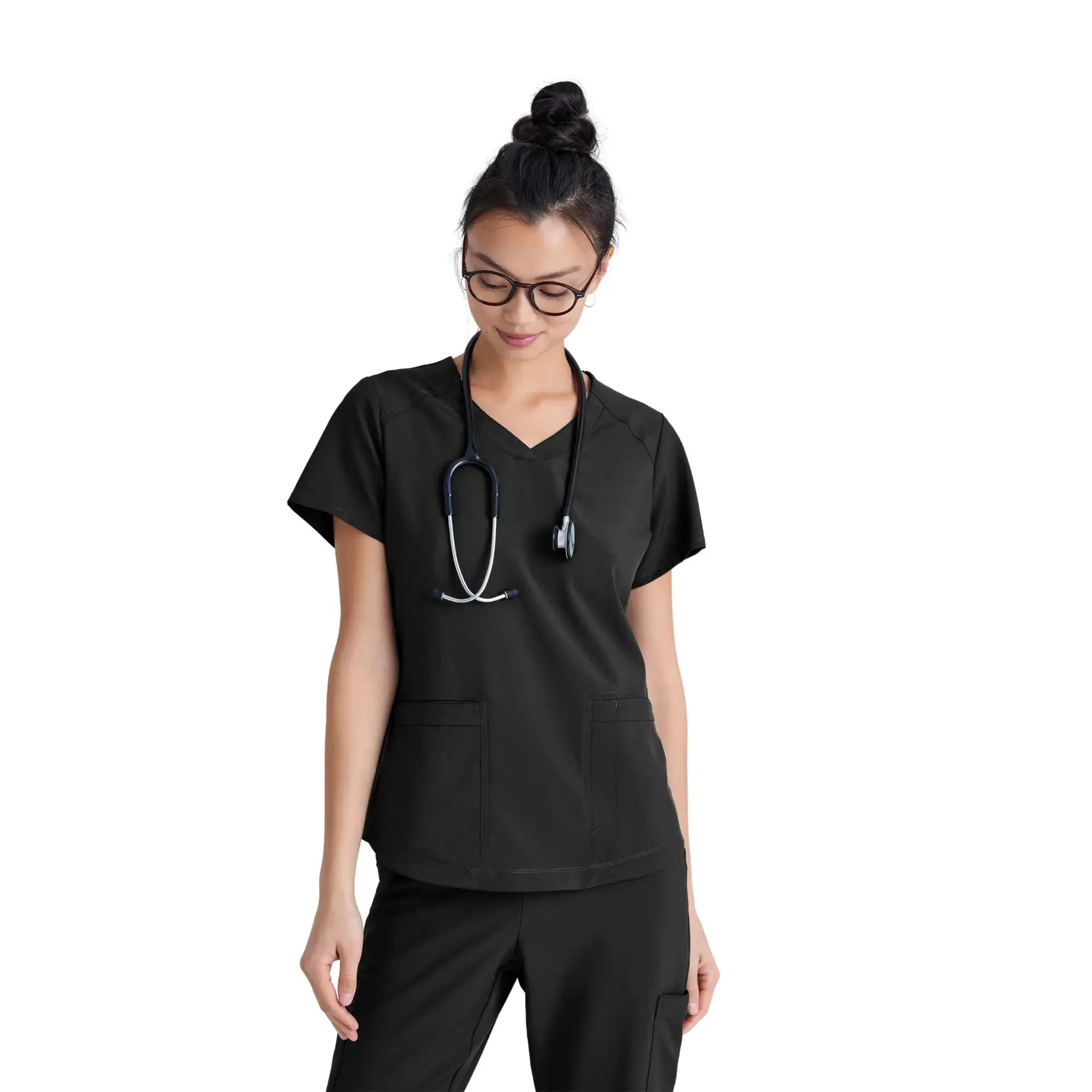 Luma - Tunique col V - Femme - Grey’s Anatomy Evolve Grey’s Anatomy Noir / XL
