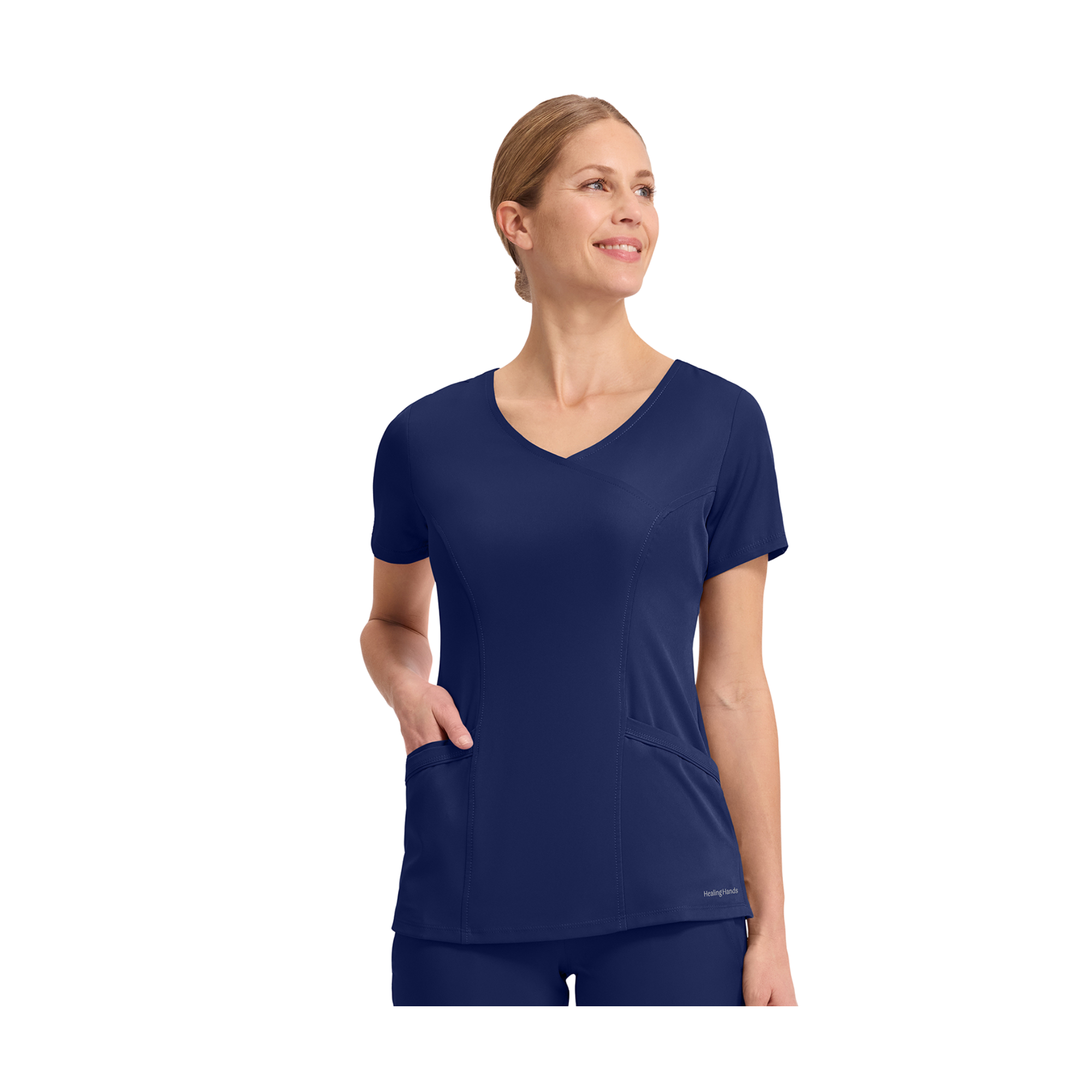 Madison - Tunique cache-cœur - Femme - Healing Hands Healing Hands Bleu Marine / 3XL
