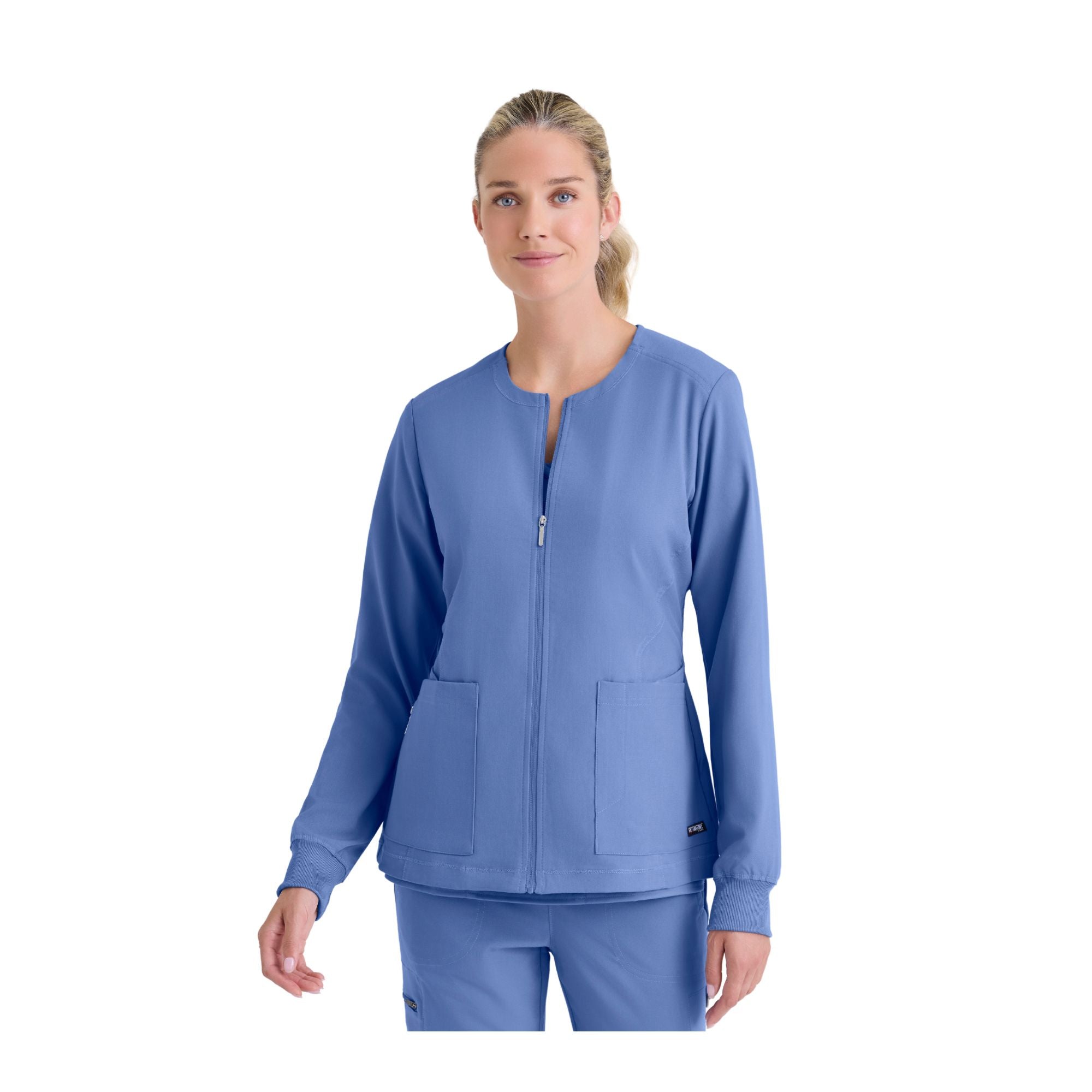 Mila - Veste médicale col rond - Femme - Grey's Anatomy Stretch Grey’s Anatomy