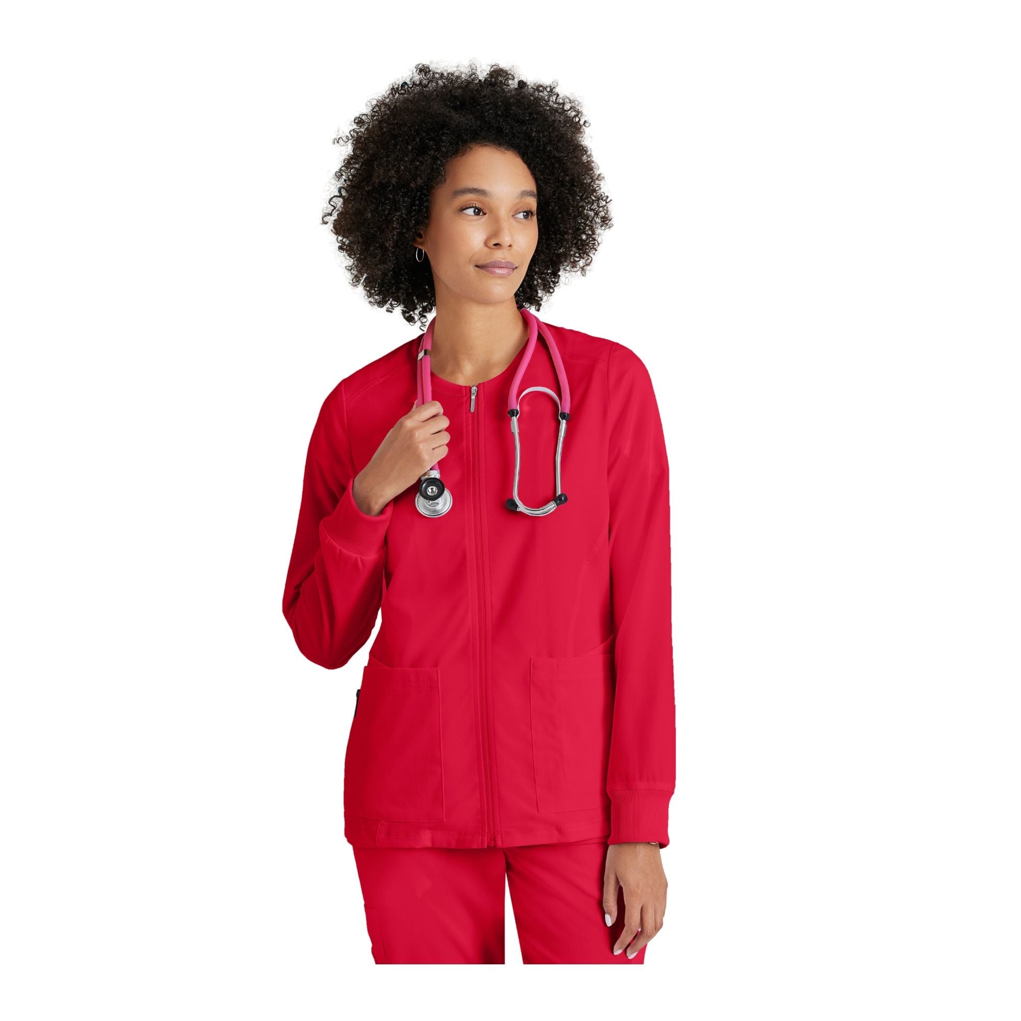 Mila - Veste médicale col rond - Femme - Grey's Anatomy Stretch Grey’s Anatomy