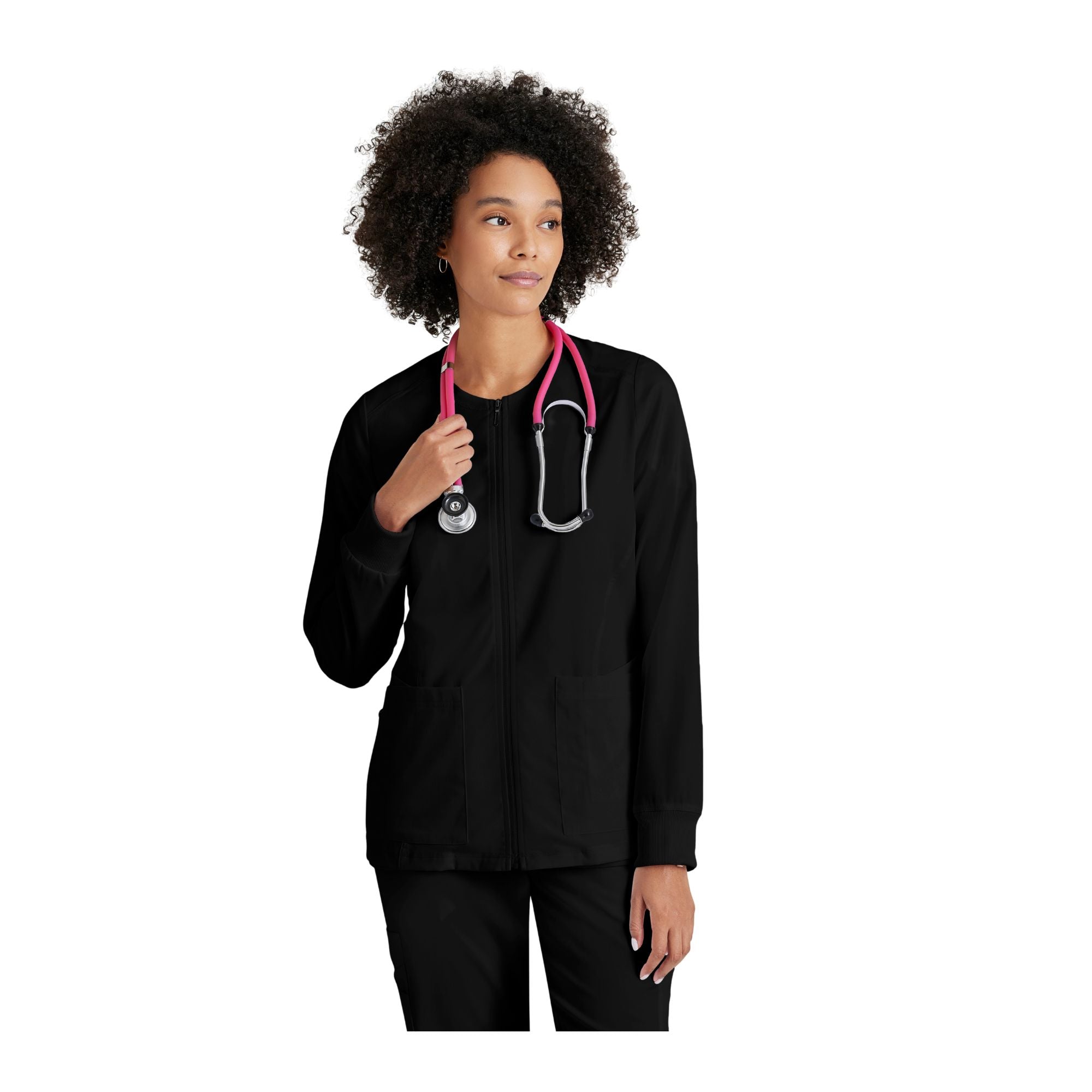 Mila - Veste médicale col rond - Femme - Grey's Anatomy Stretch Grey’s Anatomy