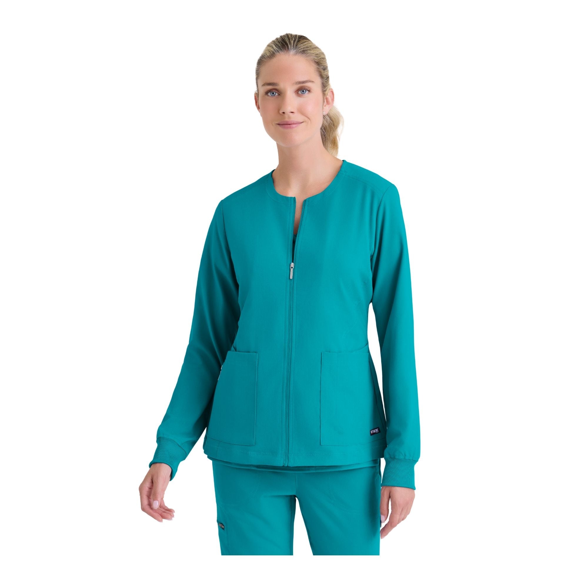 Mila - Veste médicale col rond - Femme - Grey's Anatomy Stretch Grey’s Anatomy