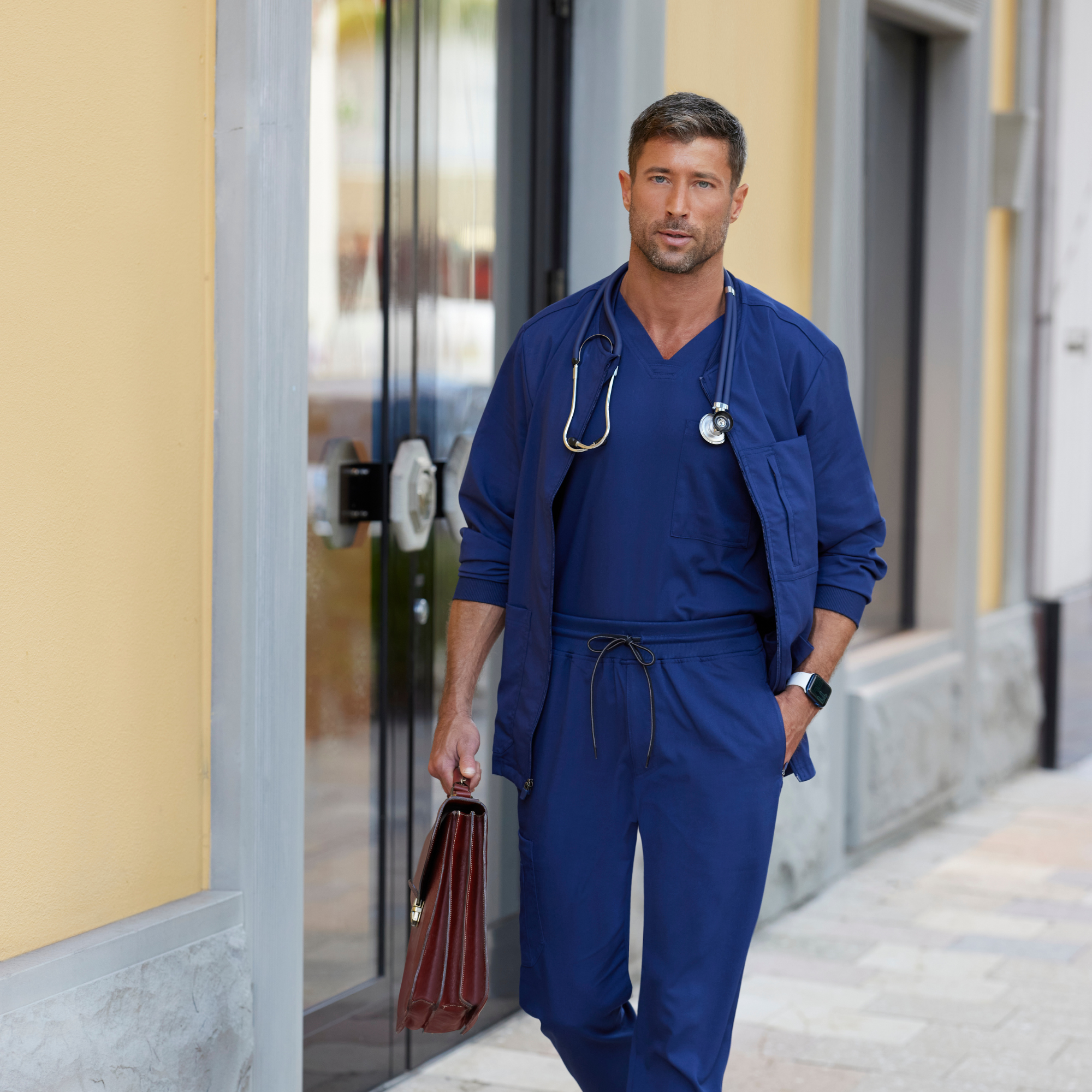 Mio - Veste médicale col rond - Homme - Grey's Anatomy Stretch Grey’s Anatomy