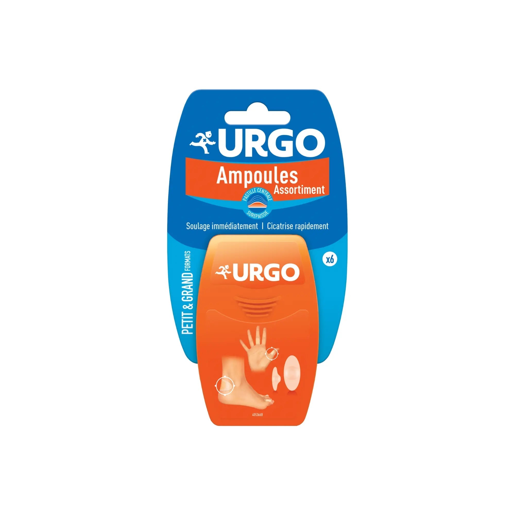 Pansements ampoules surépaissis - Urgo Urgo Petit-Grand-formats-bte-de-6