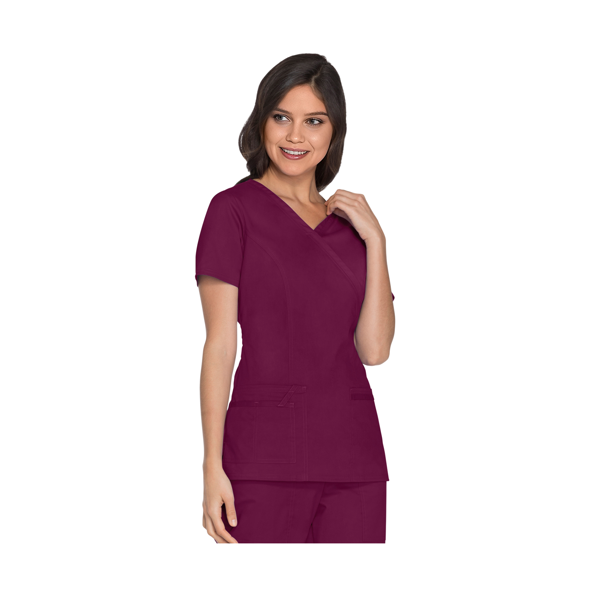 Pau - Tunique cache-cœur col V - Femme - Cherokee - My Médical