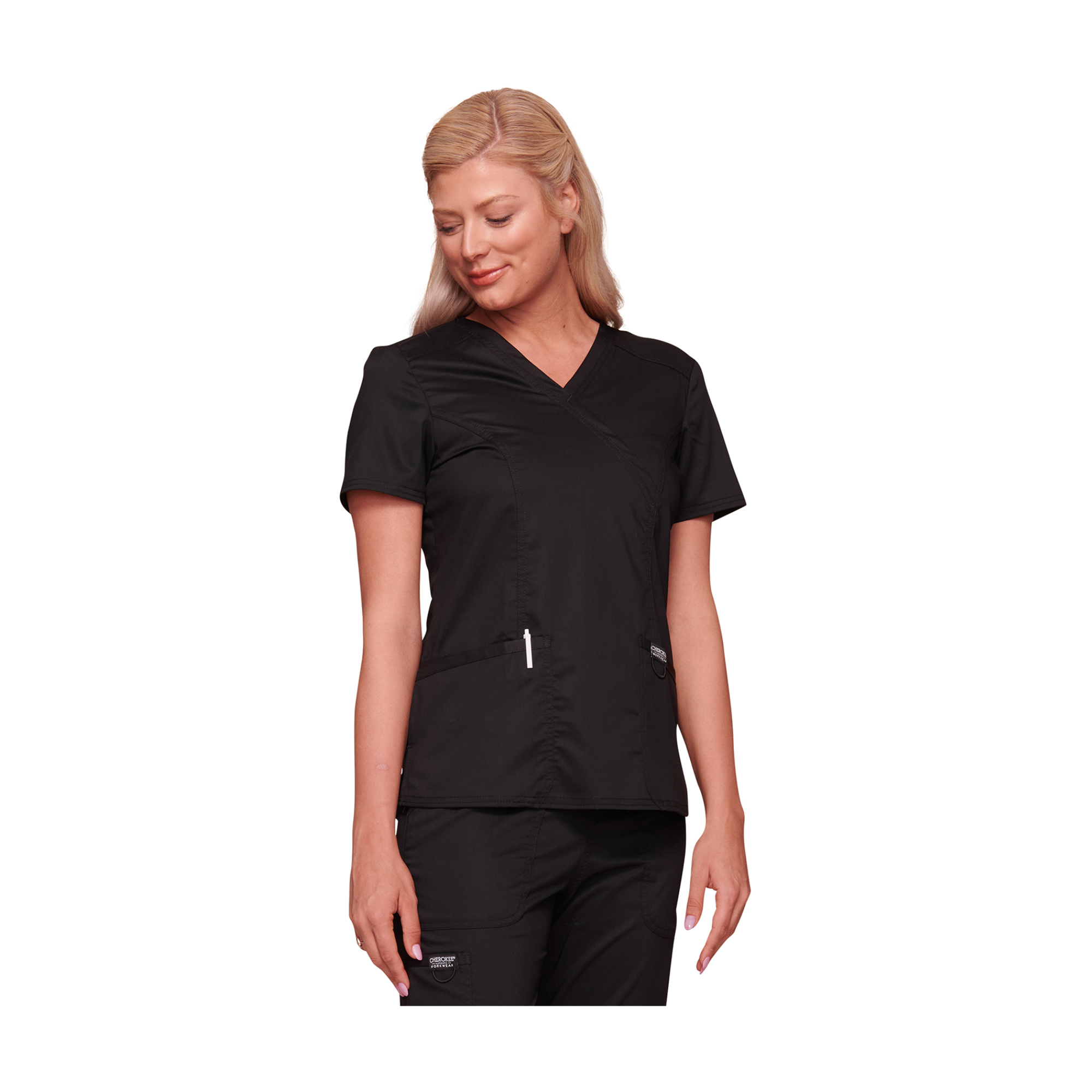 Pau - Tunique cache-cœur col V - Femme - Cherokee - My Médical